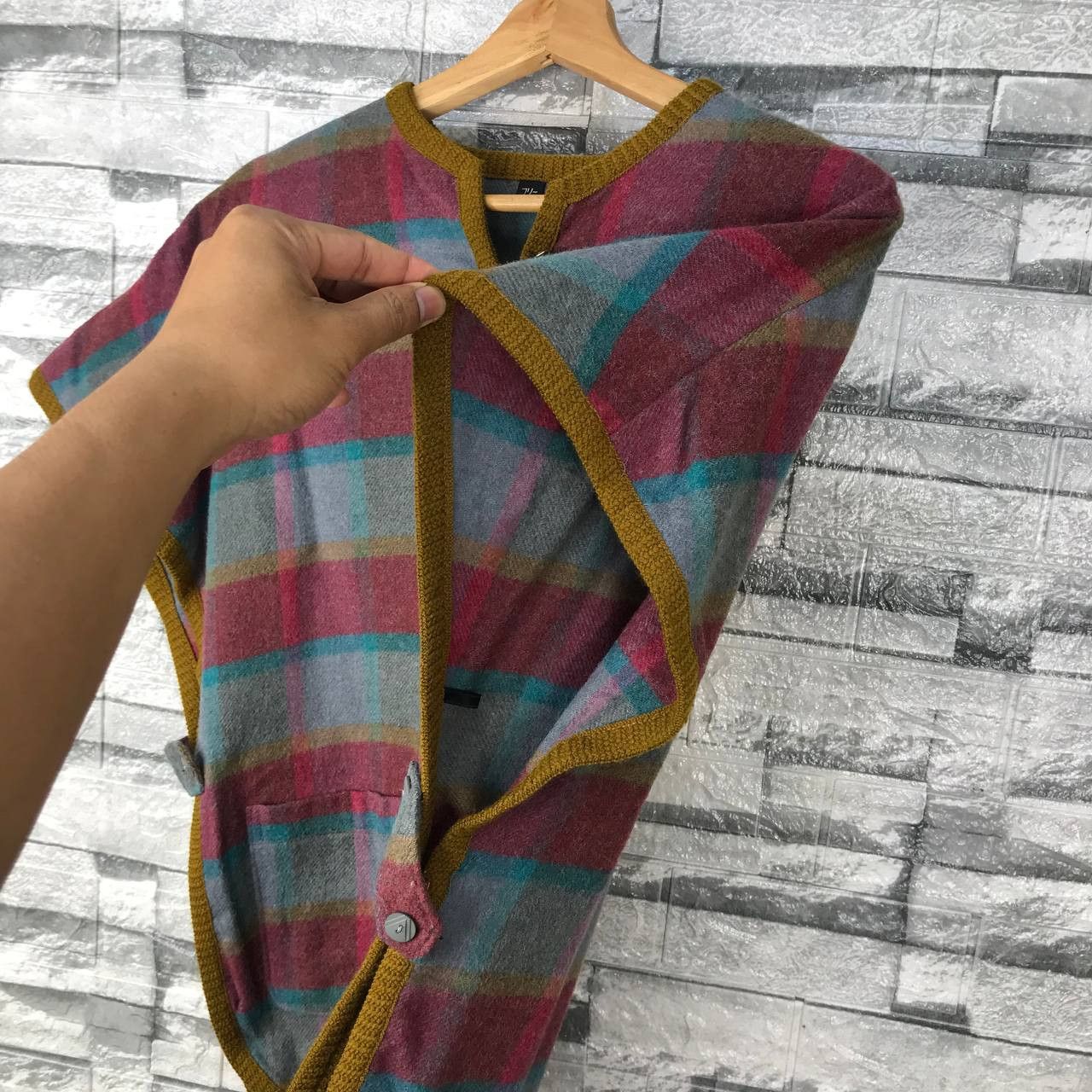 Japanese Brand ISSEY MIYAKE STYLE VTG JAPANESE PONCHO TSHIRT SINGLE POCKET Size US M / EU 48-50 / 2 - 3 Thumbnail