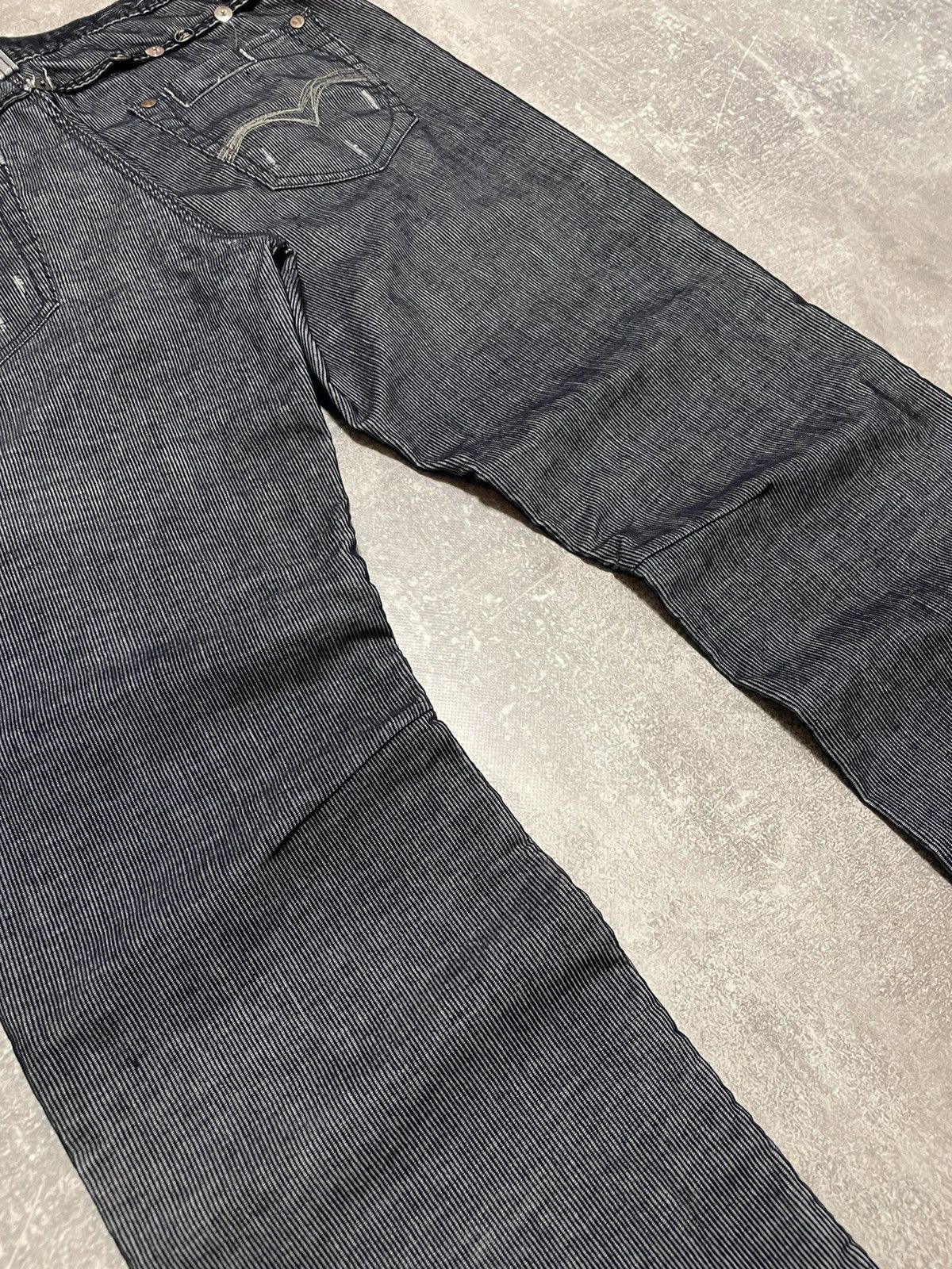 Affliction Vintage Reactive Avant Garde Studded Buggy Pants Y2K Size US 34 / EU 50 - 6 Thumbnail