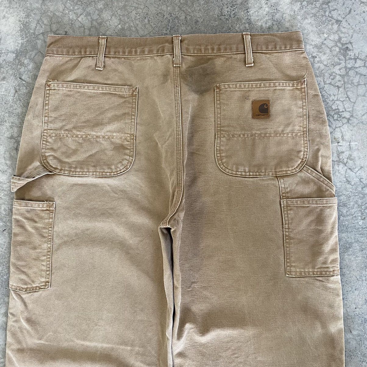 Carhartt Vintage Carhartt Faded Tan Dirty Carpenter Workwear Pants Size US 36 / EU 52 - 21 Thumbnail