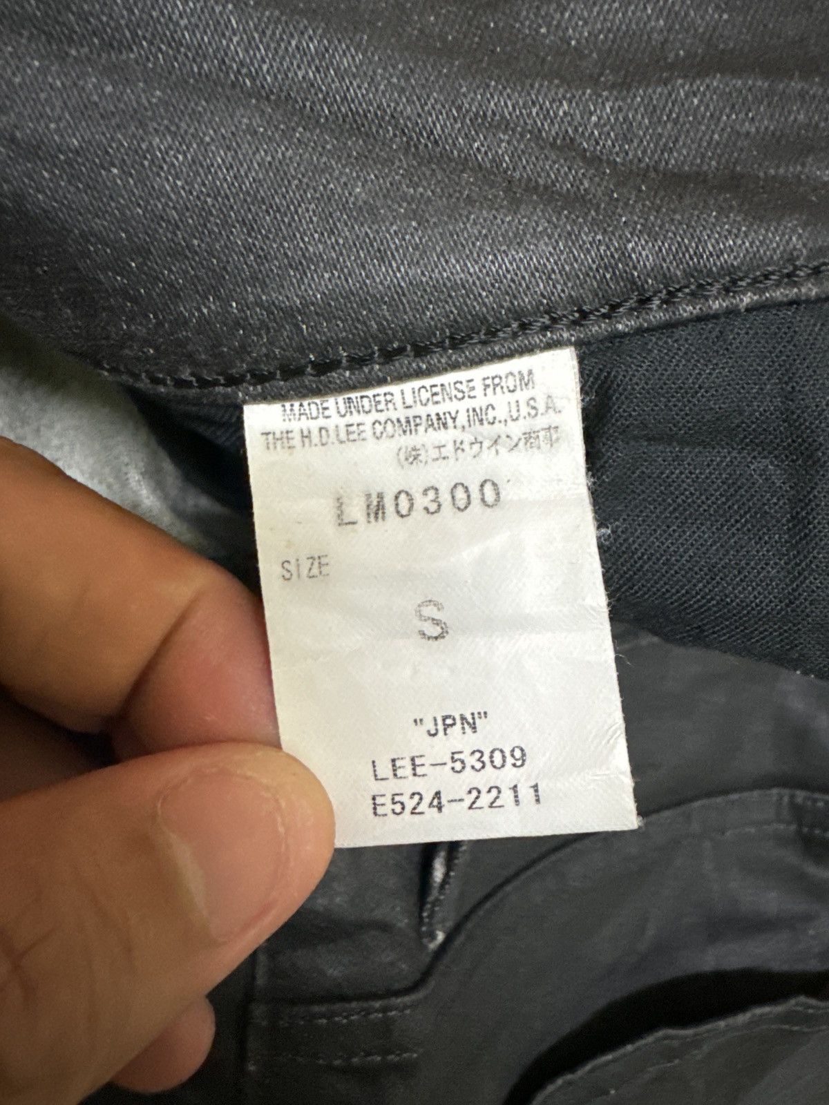 Lee × Vintage LEE Black Waxed Claws Mark Distressed Pant Size US 29 - 13 Thumbnail
