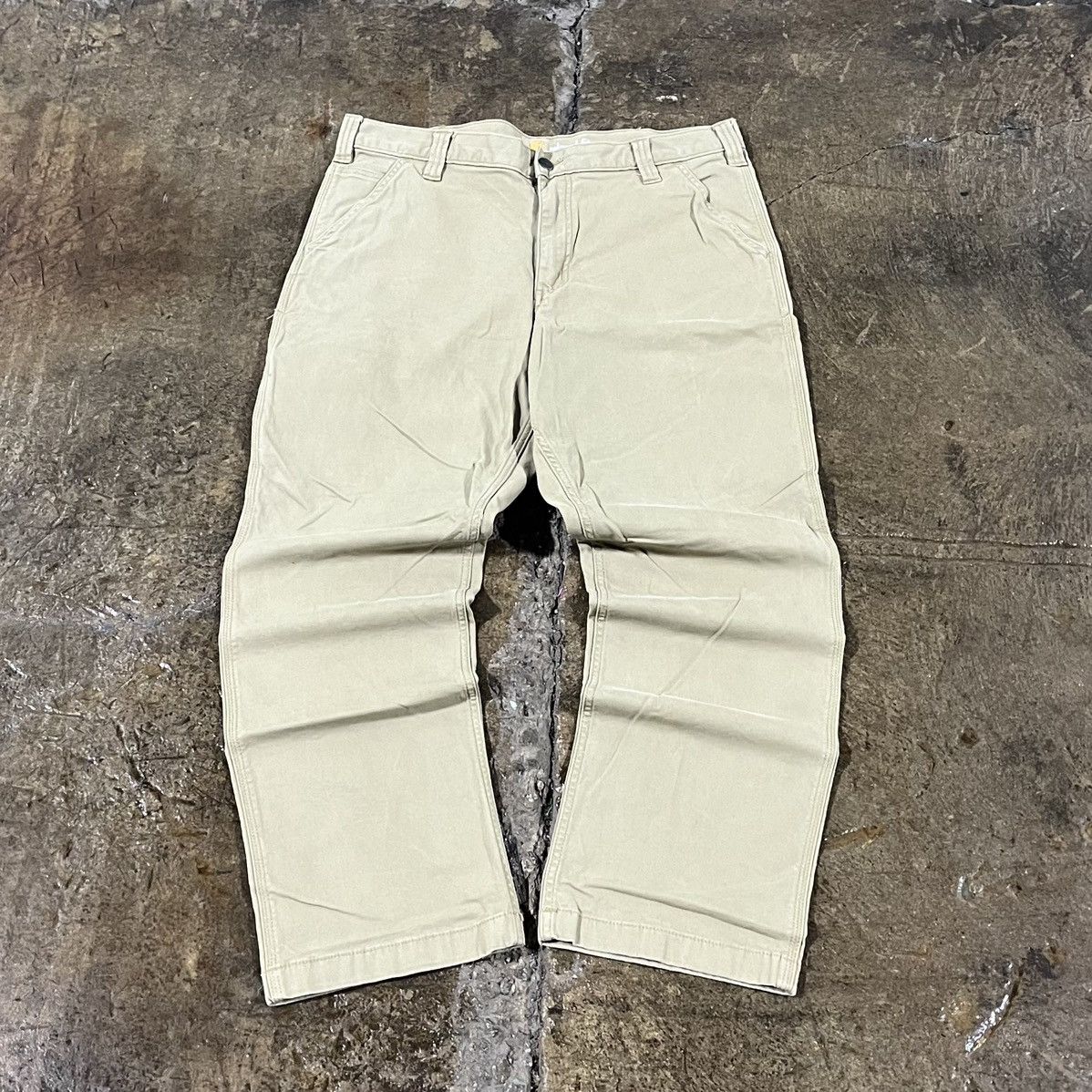 Carhartt × Vintage Crazy Y2K Carhartt Carpenter Pants Faded Workwear Skater Size US 36 / EU 52 - 2 Thumbnail