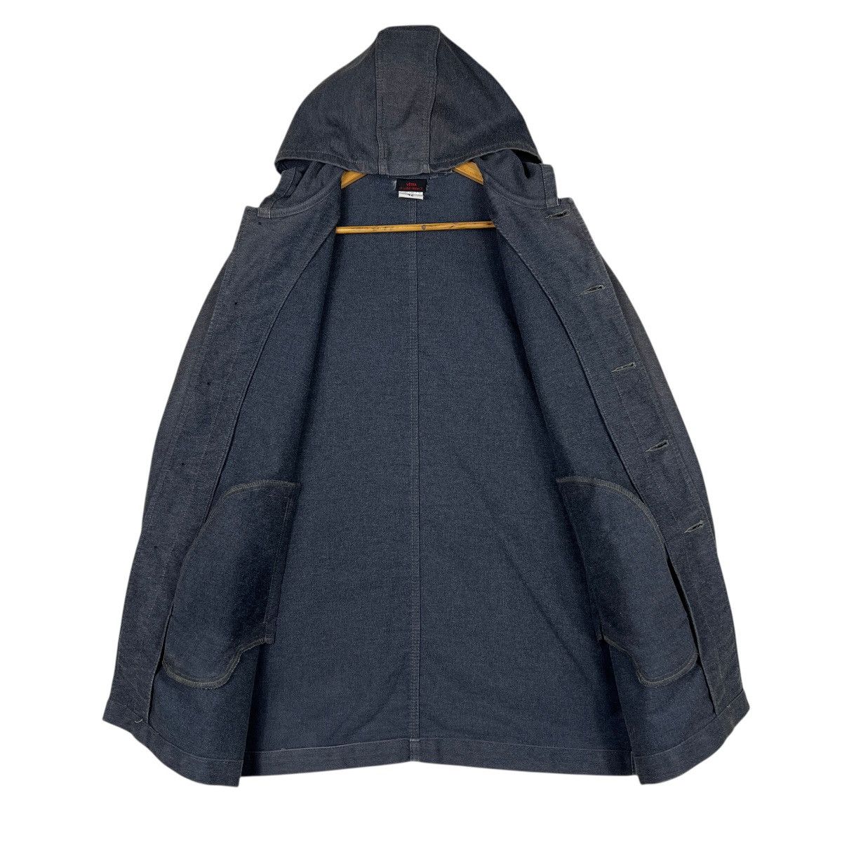 Vetra Vintage Vetra Moleskin Hoodie Jacket Made In France Size US L / EU 52-54 / 3 - 12 Thumbnail