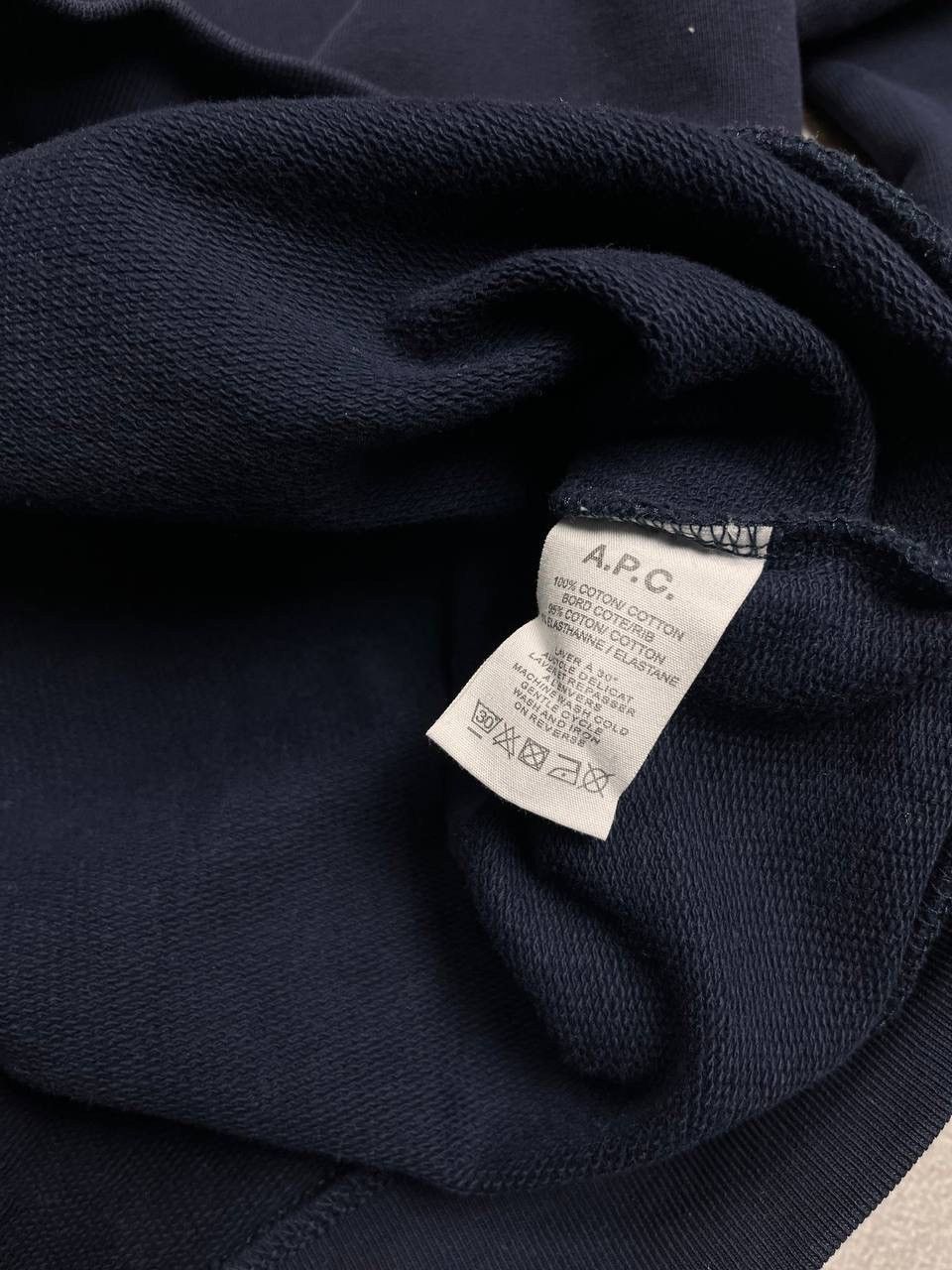 A.P.C. × Vintage Vintage A.P.C. Boxy Big Logo Sweatshirt S Size US S / EU 44-46 / 1 - 4 Thumbnail