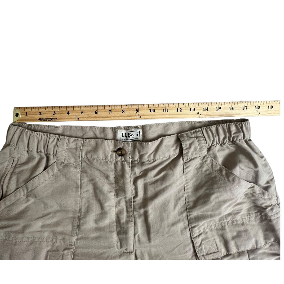 L.L. Bean L.L Bean Nylon Straight Leg Convertible Hiking Cargo Pants Size US 36 / EU 52 - 3 Thumbnail