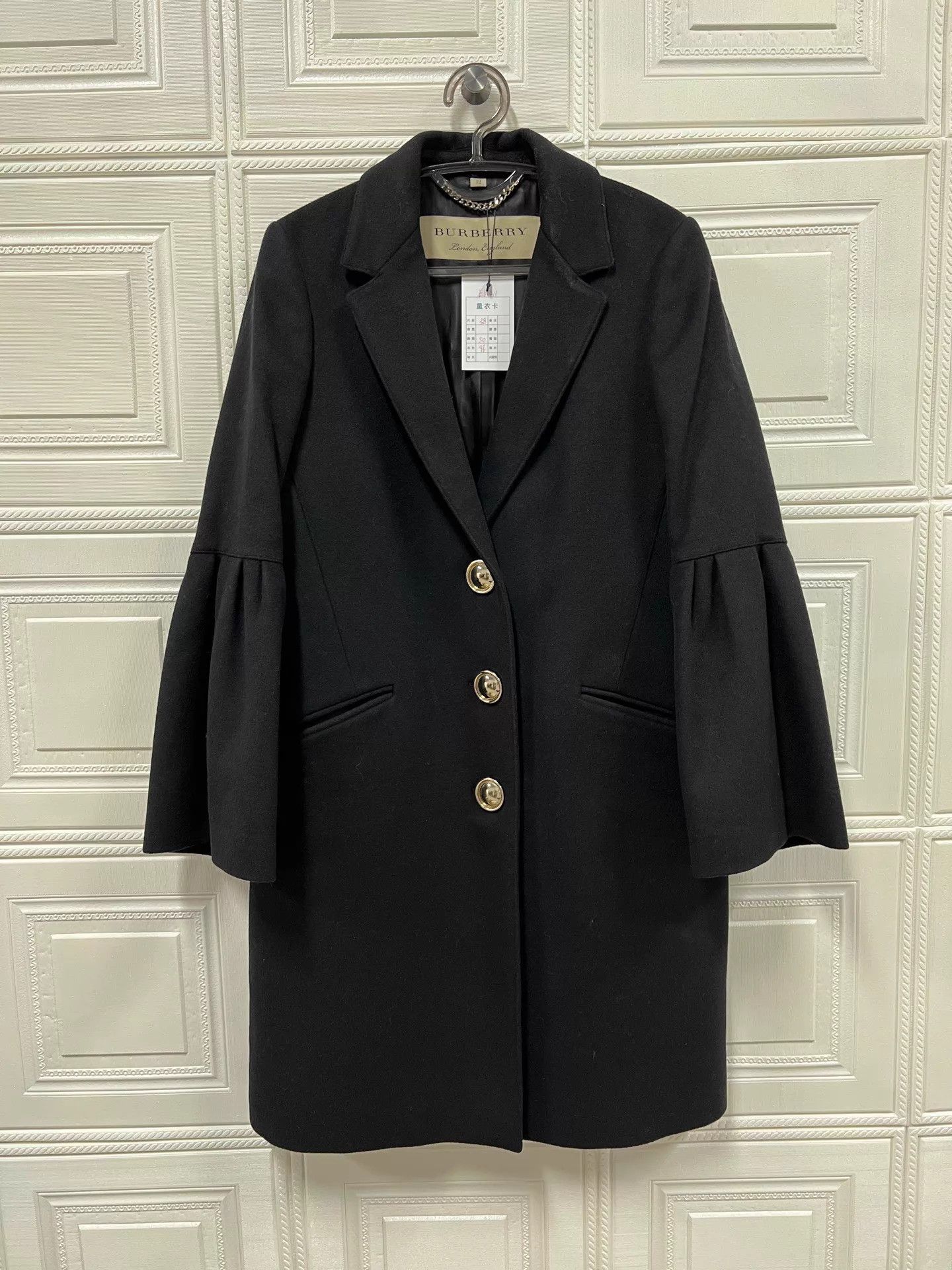 Burberry Burberry Metal Button Wool Coat 38 99 New Size S / US 4 / IT 40 - 1 Thumbnail
