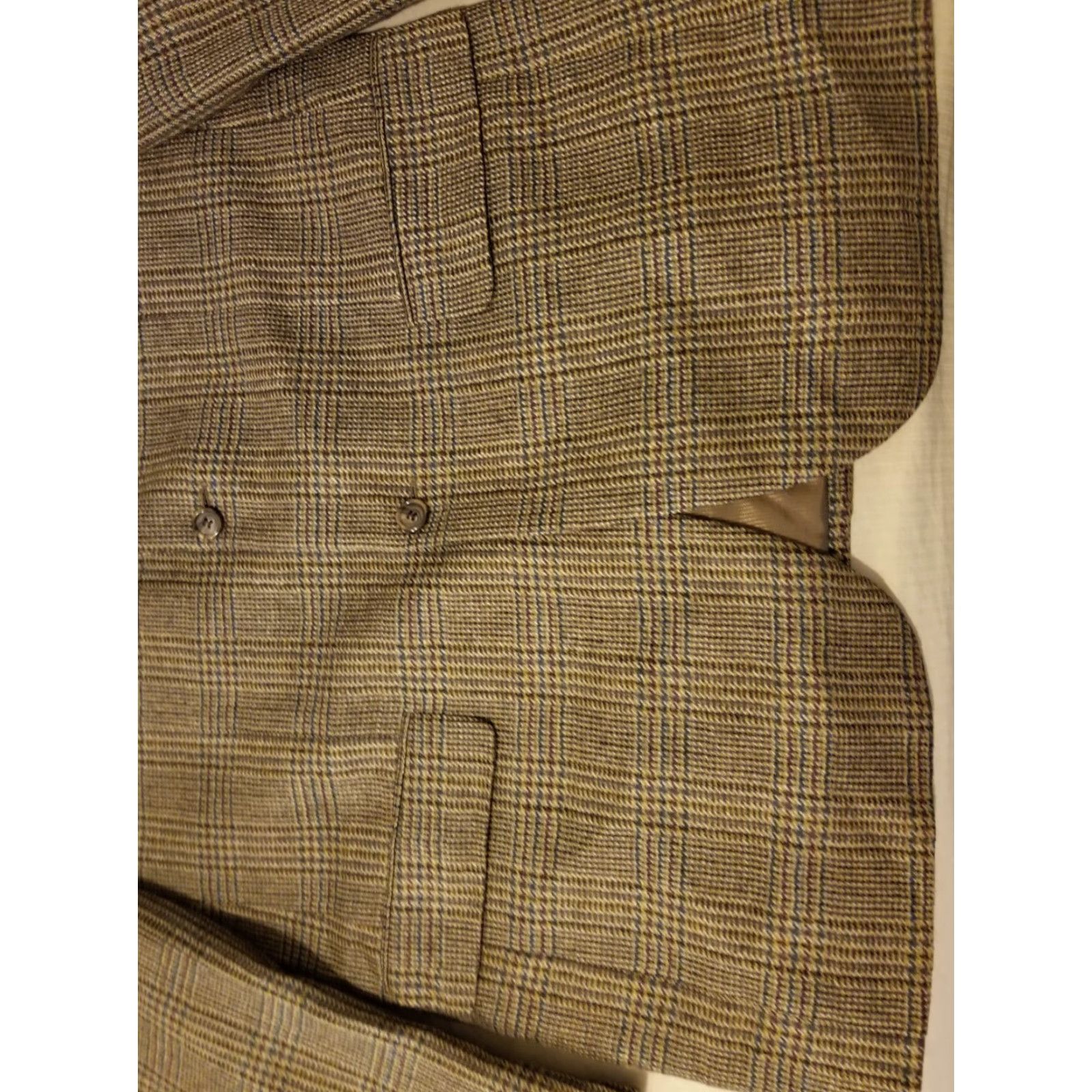 Pendleton Pendleton 3-in-1 Jacket Blazer Long 44L Beige Khaki Mens Coat Cardigan Style 3-in-1 Jacket Blazer Mens 44 Long Beige Pendleton Size 44R - 3 Thumbnail