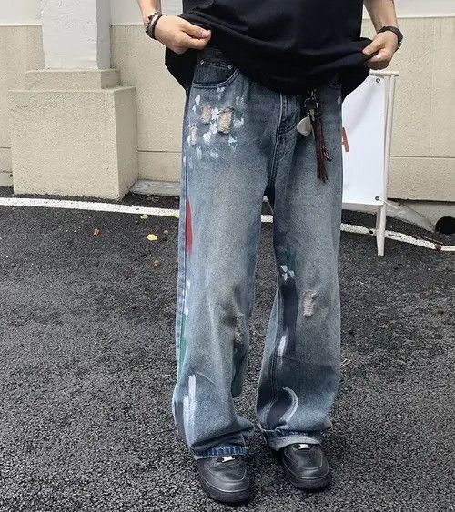 Vintage Retro punk pants Size US 32 / EU 48 - 6 Thumbnail