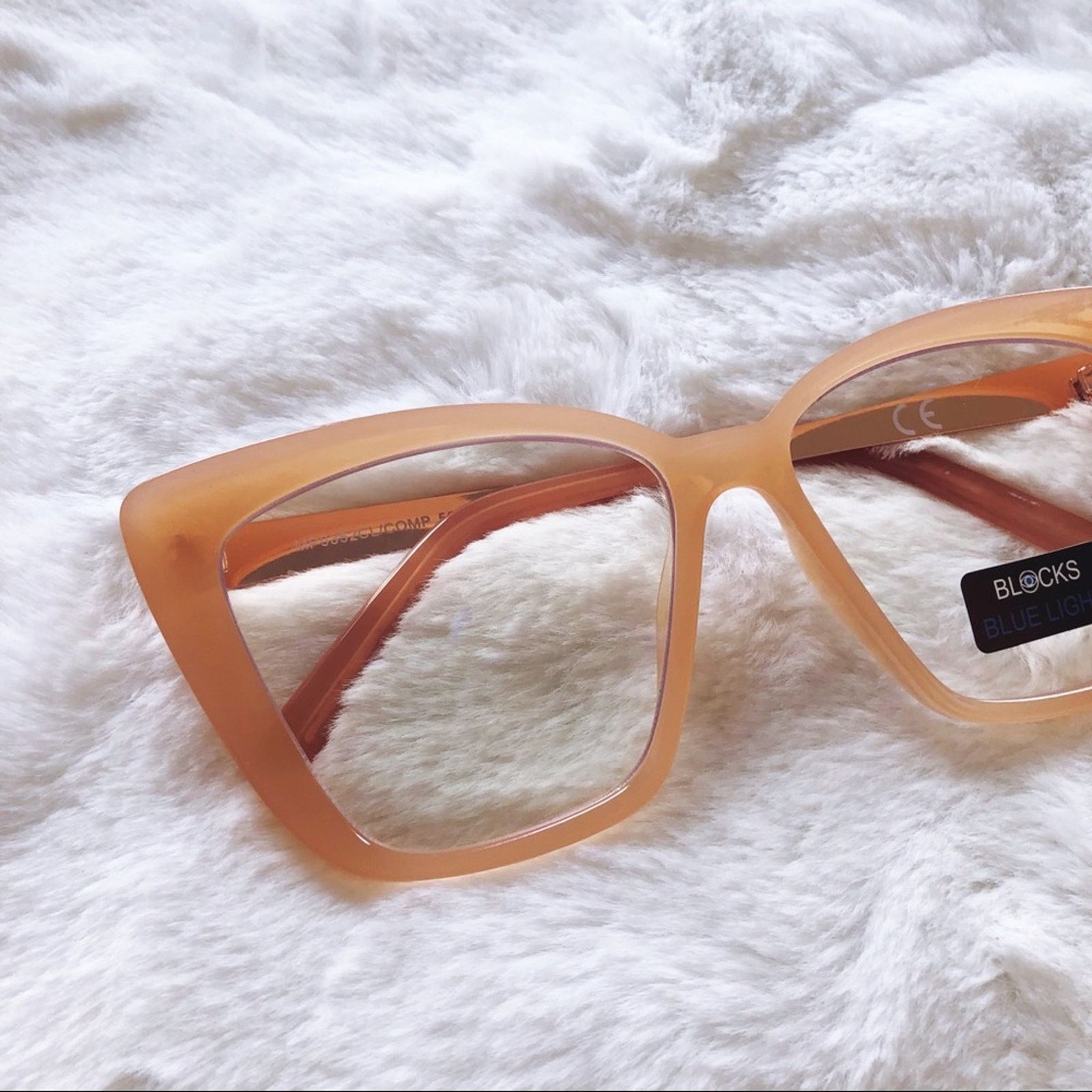 Other Chels Clear Pink Computer Blue Light Glasses Size ONE SIZE - 2 Thumbnail