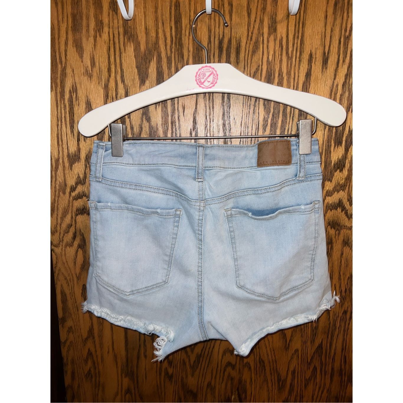 Aeropostale Aeropostale Blue Jean Shorts Flex Effects Super High Rise MI Size 28" / US 6 / IT 42 - 6 Thumbnail