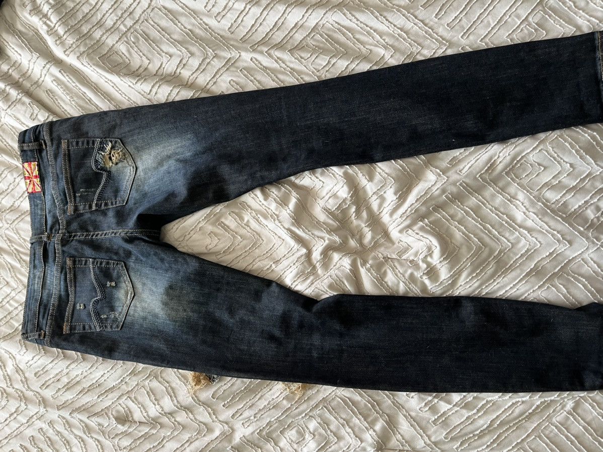 Jean Machine Authentic Y2K Darkwash Machine Nouvelle Mode Jean’s Size 31" - 3 Thumbnail