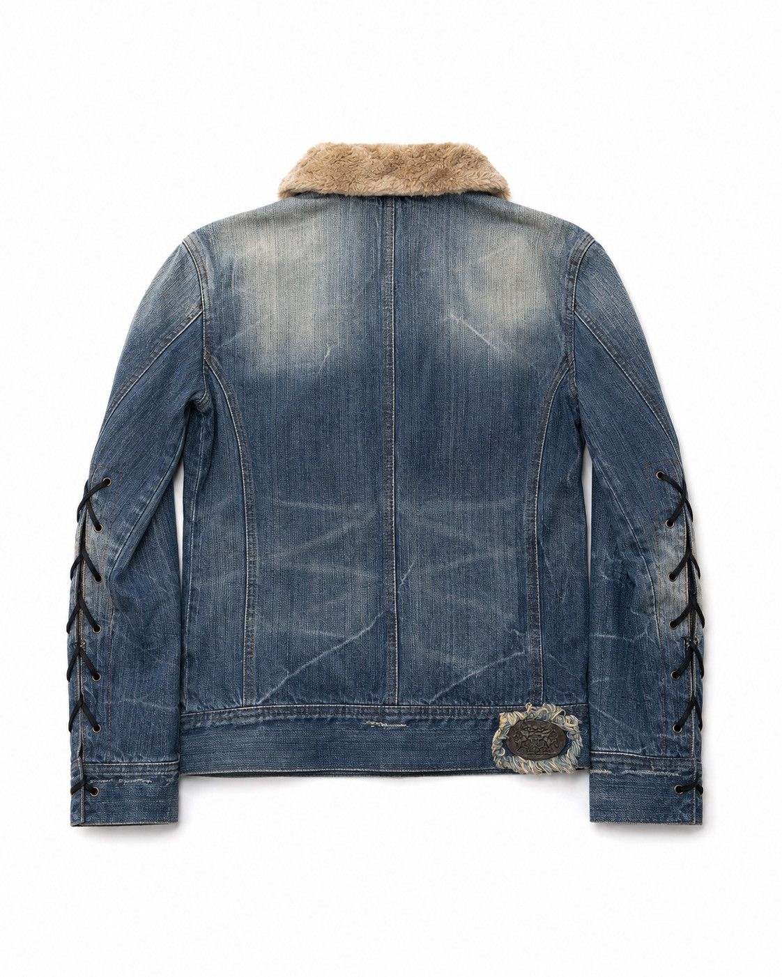 Hysteric Glamour CASVA phyton lace-up denim jacket Size US S / EU 44-46 / 1 - 2 Thumbnail