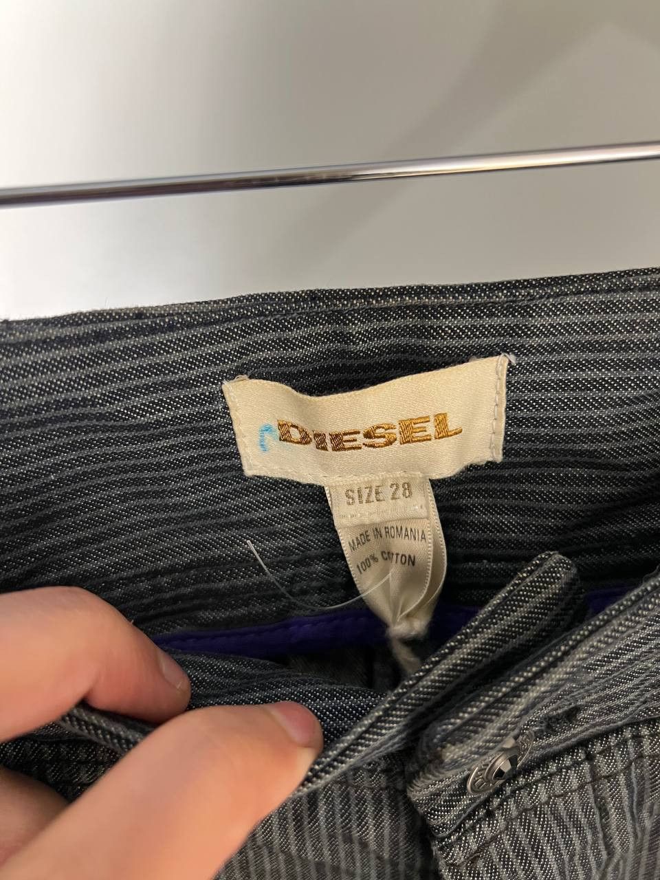 Diesel VINTAGE DIESEL INDUSTRY DENIM DIVISION RETRO DESIGNER Y2K Size 28" / US 6 / IT 42 - 7 Thumbnail
