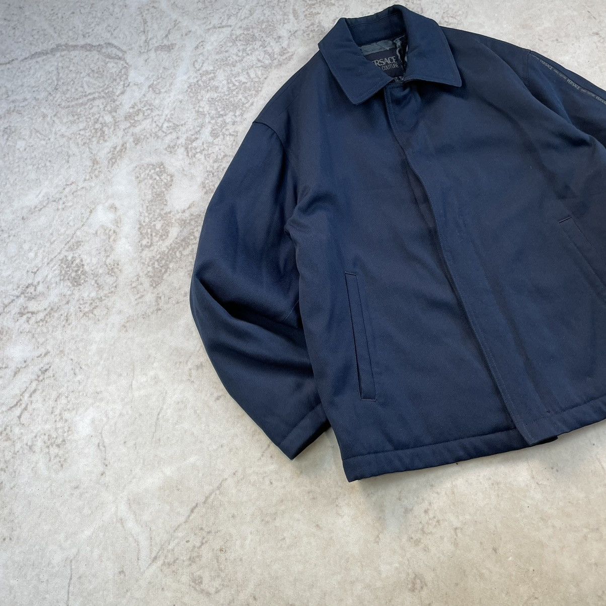 Versace × Vintage Versace Jeans Couture Vintage 90s Y2K Bomber Jacket Size US S / EU 44-46 / 1 - 3 Thumbnail