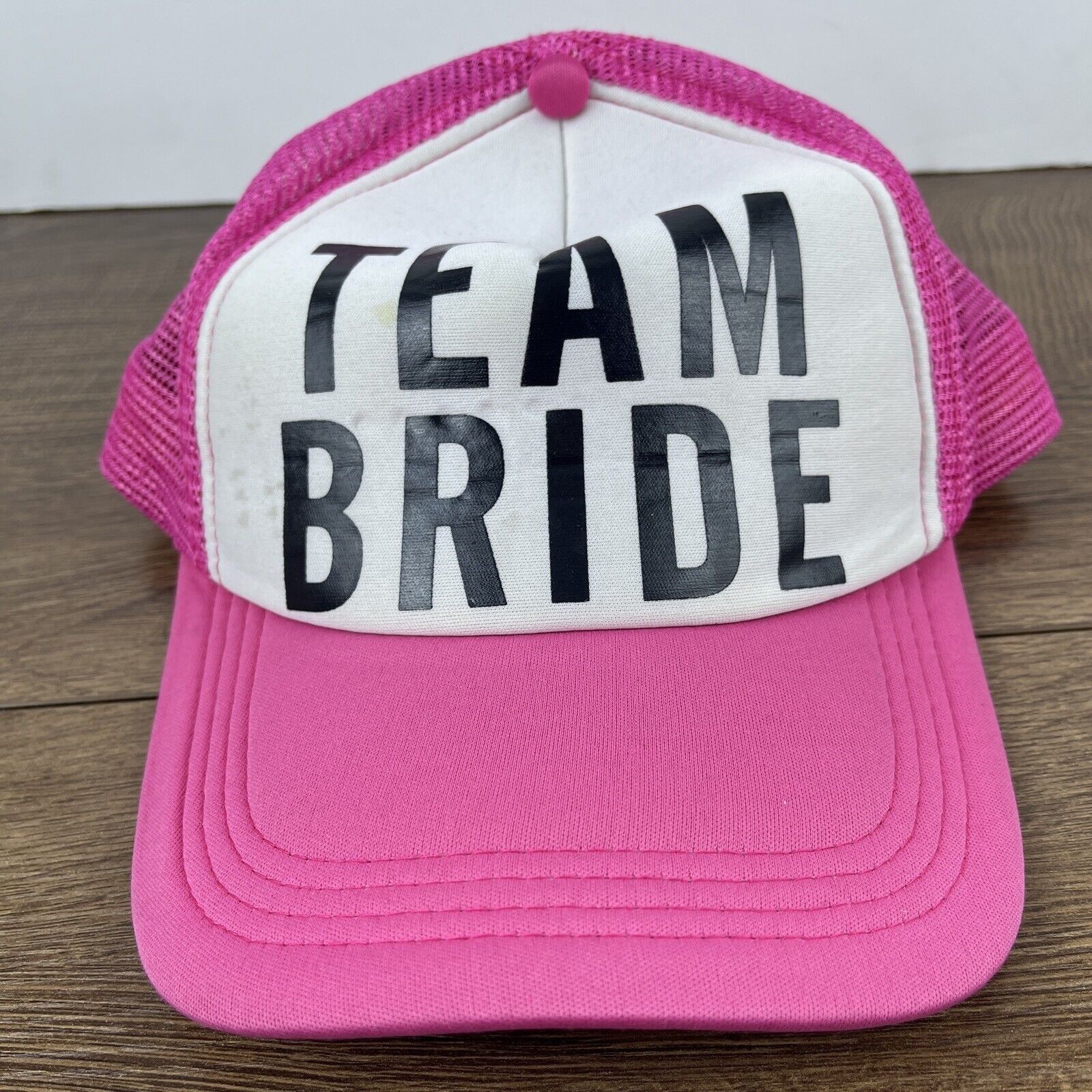 Other Team Bride Hat Bride Snapback Pink Hat Adjustable Adult Size Size ONE SIZE - 3 Thumbnail