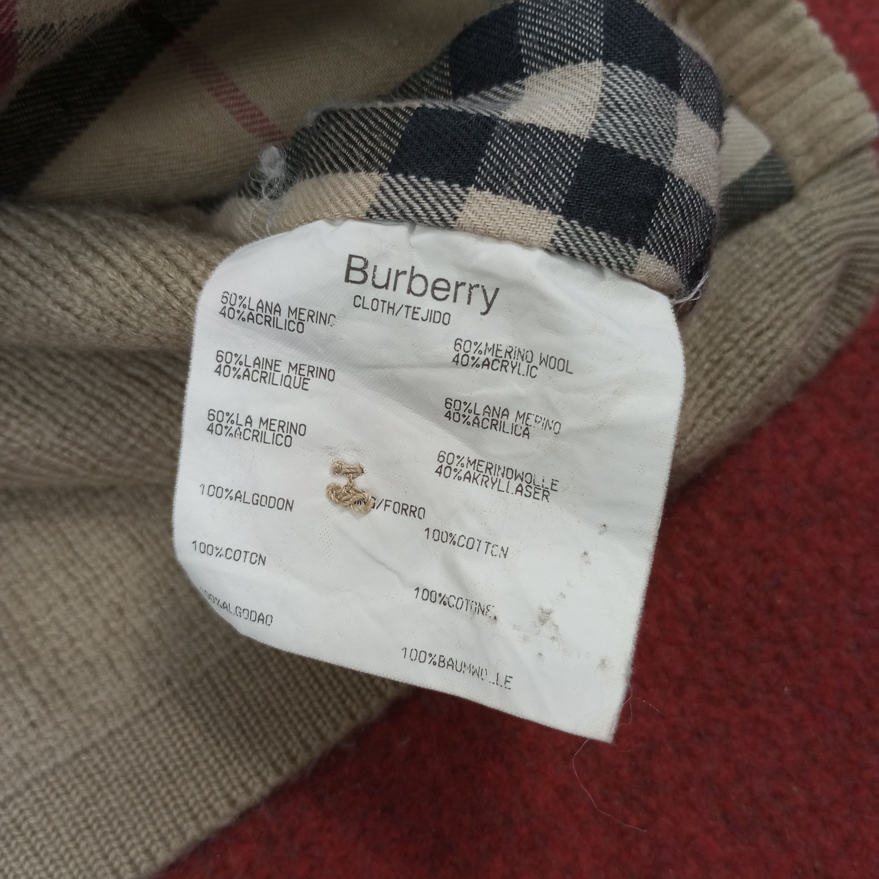 Burberry × Vintage Burberry London Fashion Brand Custom Art Jacket c218n15 Size US XL / EU 56 / 4 - 9 Thumbnail