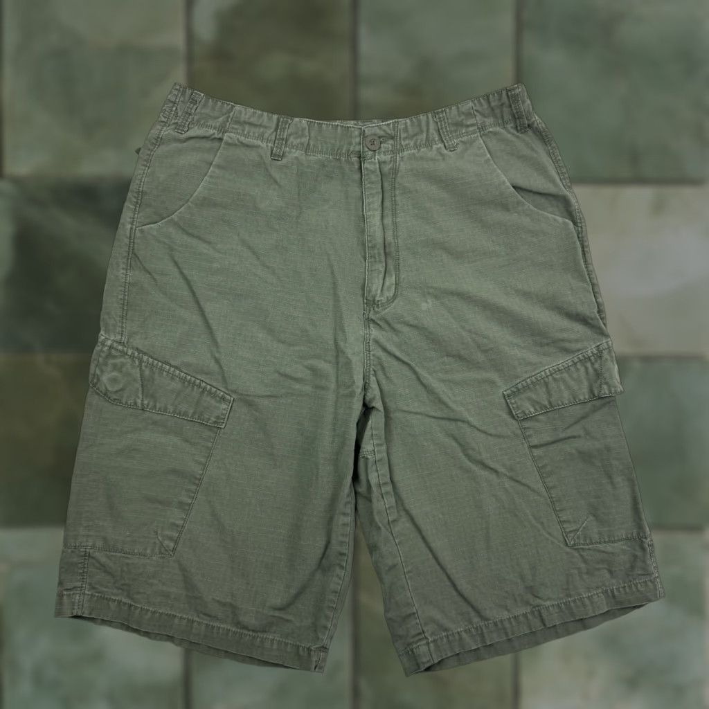 Vintage VINTAGE No Boundaries Cargo Shorts Men 34 Green 90s Grunge Hipster Outdoor Casual Size US 34 / EU 50 - 1 Thumbnail