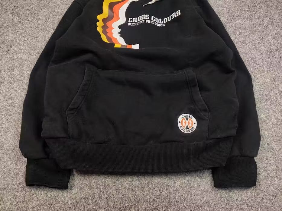 Cross Colours Vintage 90’s Cross Colours Without Prejudice Hip Hop Hoodie Size US L / EU 52-54 / 3 - 3 Thumbnail