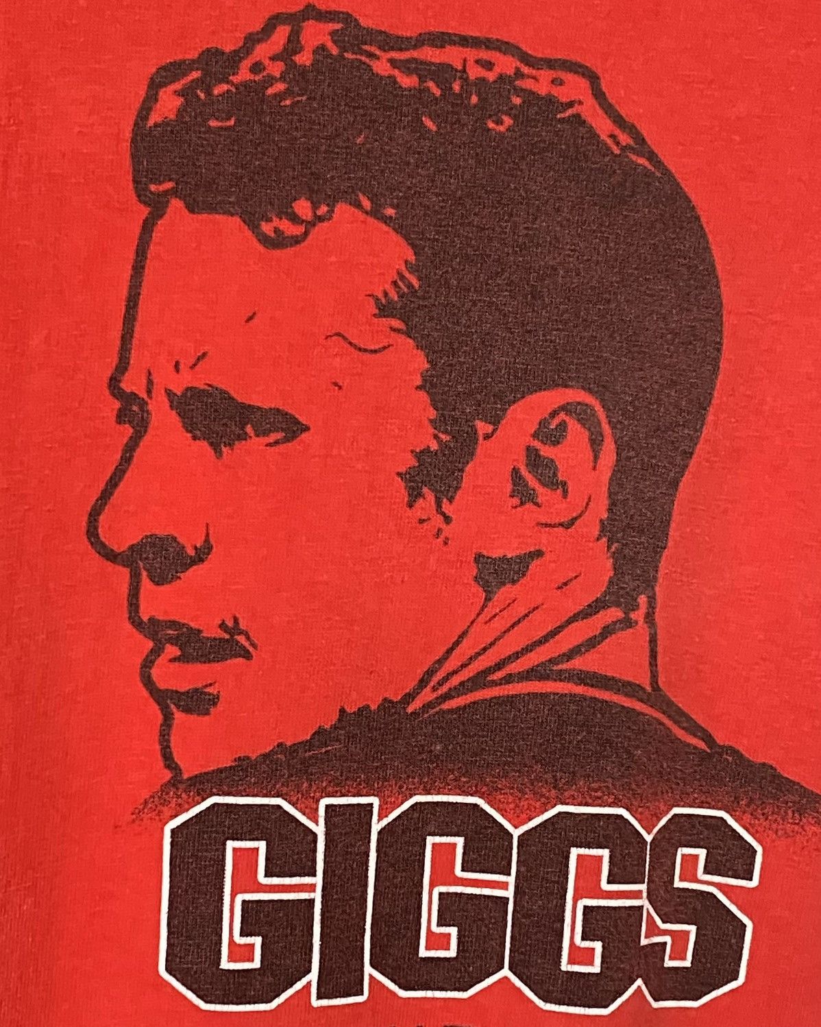 Fruit Of The Loom T shirt Ryan Giggs Manchester United Vintage Love Red Devil Size US L / EU 52-54 / 3 - 4 Thumbnail