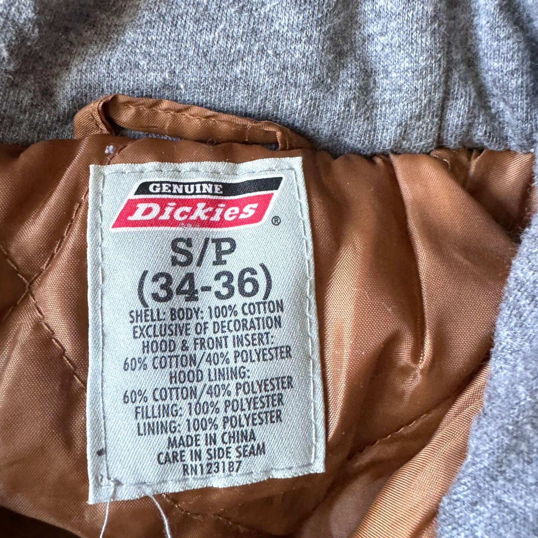 Dickies Dickies Jacket Mens Small Brown Shacket Hooded Insulated Chore Barn Size US S / EU 44-46 / 1 - 4 Thumbnail