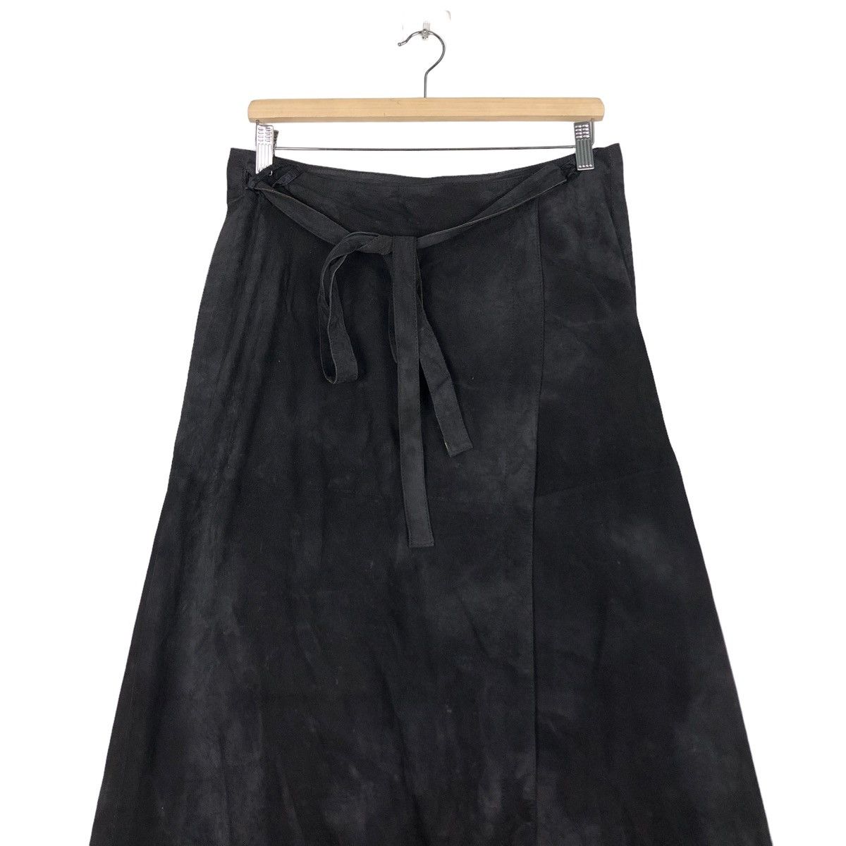 Burberry 🔥Rare Genuine Leather Long Skirt Burberry London Size 25" / US 0 / IT 36 - 4 Thumbnail