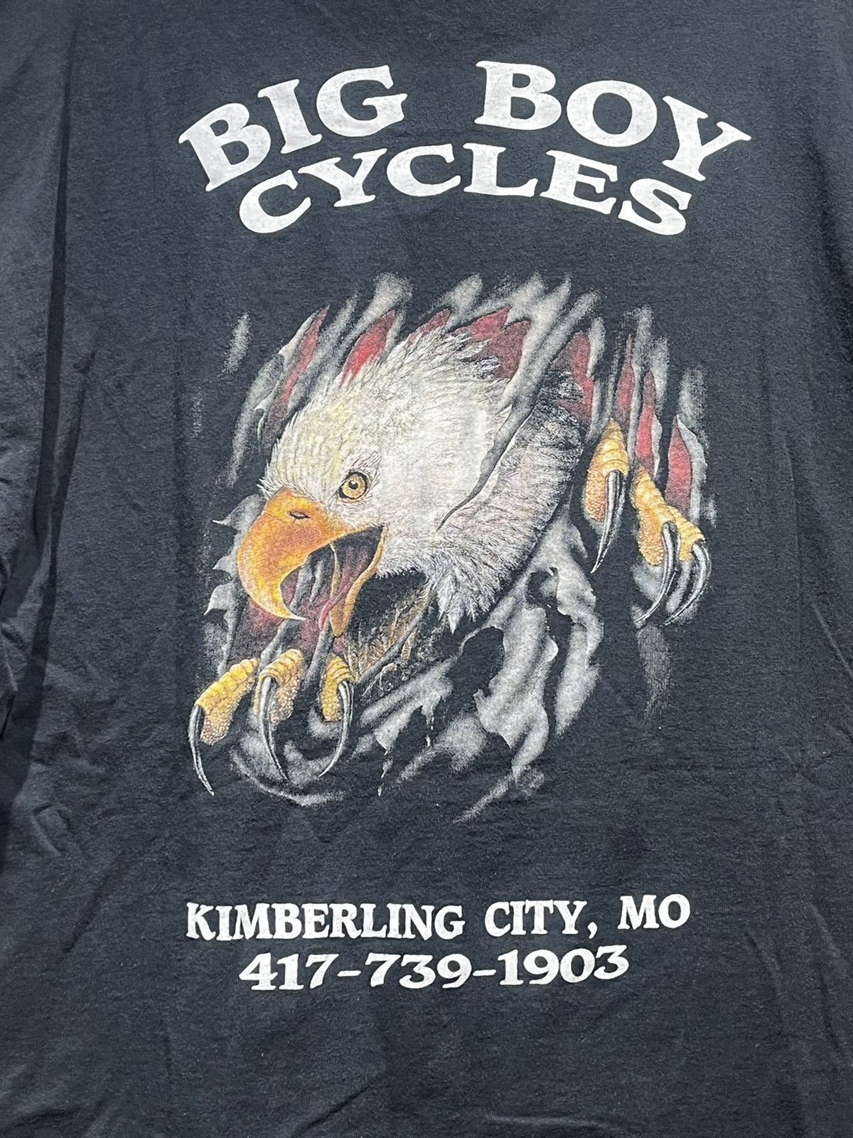 Harley Davidson × Vintage Vintage 3D Emblem style CMJ eagle tee Size US XL / EU 56 / 4 - 7 Thumbnail