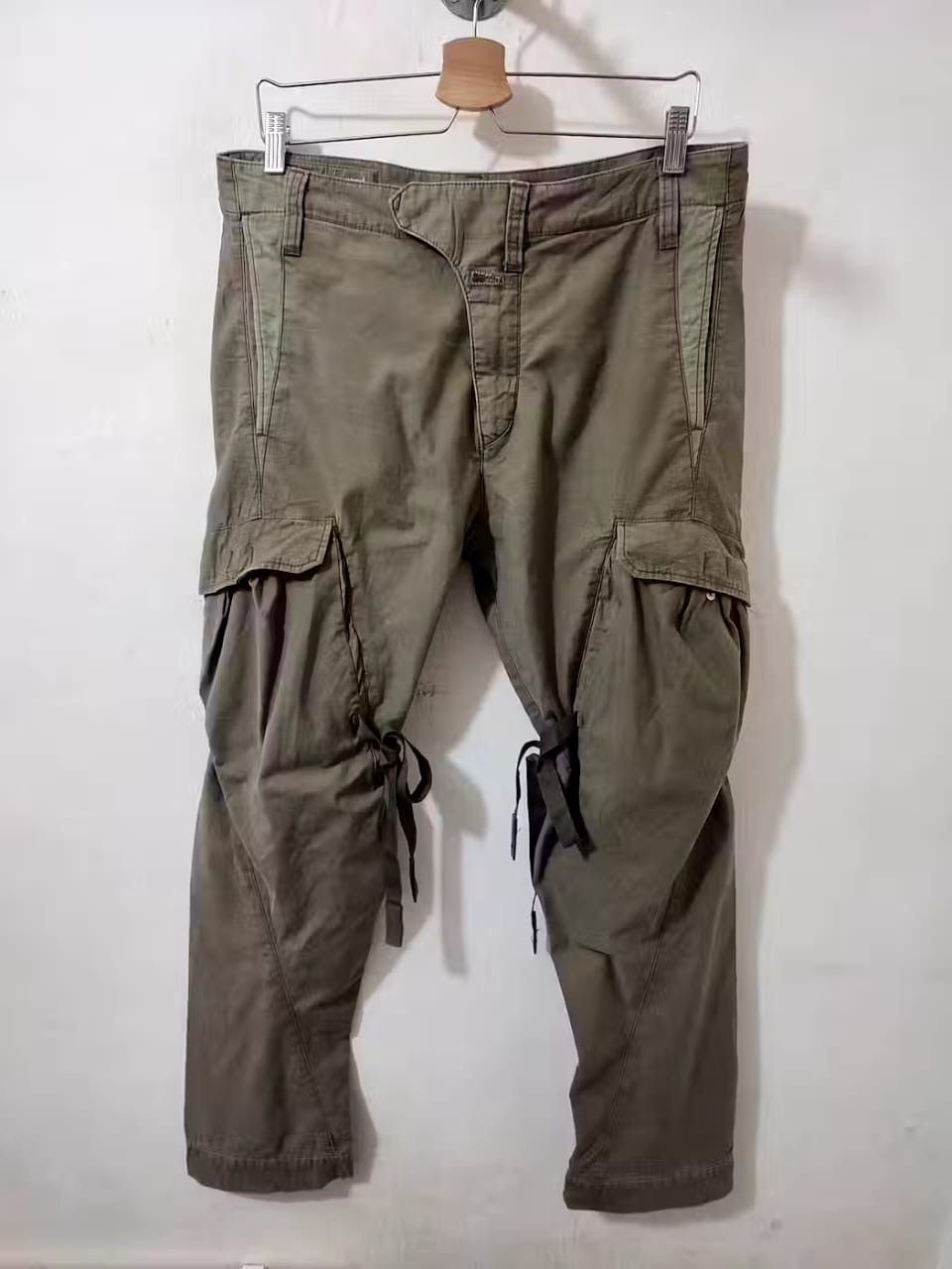 Marithe + Francois Girbaud MFG Marithe Francois Girbaud Tactical Cargo Bondage Pants Size US 32 / EU 48 - 12 Thumbnail
