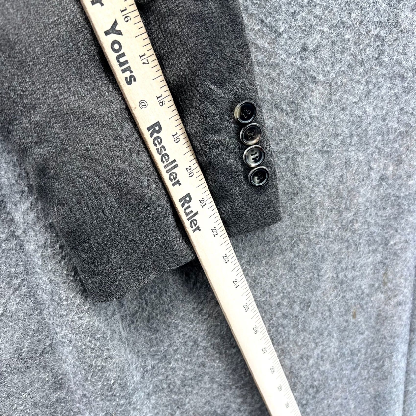 Hugo Boss HUGO BOSS Blazer Mens 40R Gray Sport Coat Jacket Wool Sigma USA Suit Sport Coat Size 40R - 6 Thumbnail