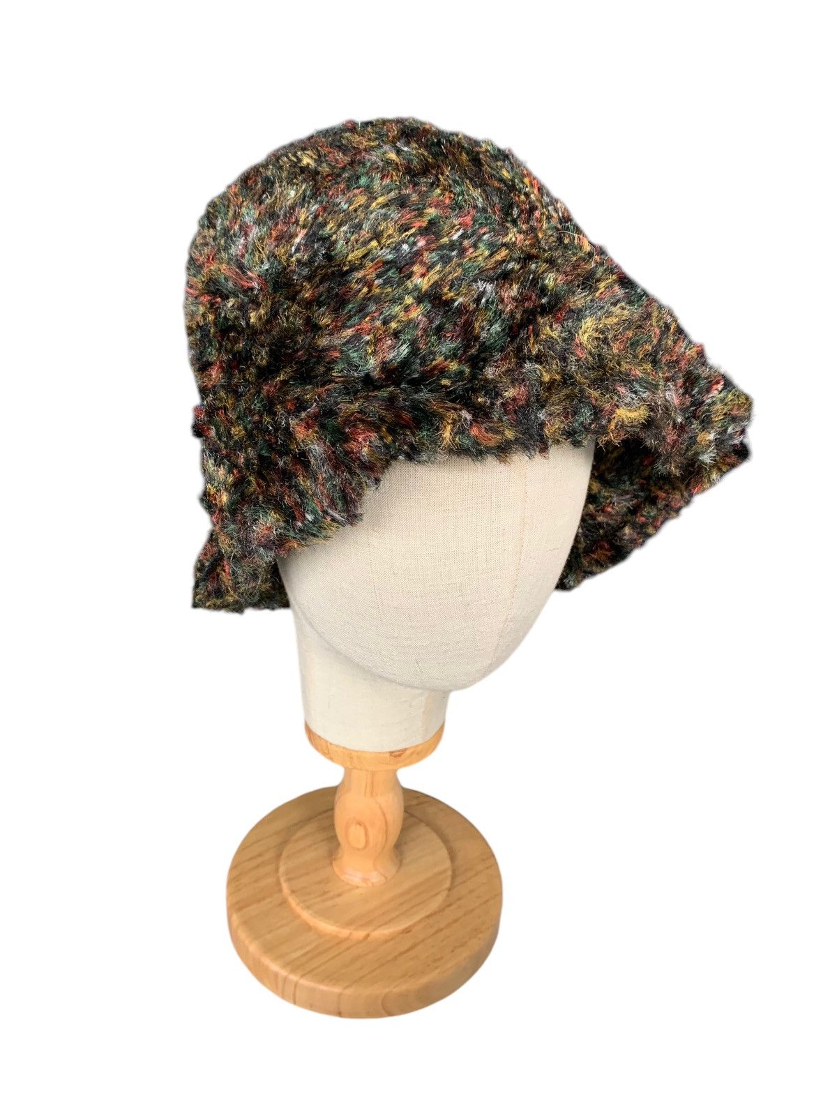 Japanese Brand × Kapital × Vintage Hippies style Multicolour Mohair Bucket Hats Size ONE SIZE - 2 Thumbnail