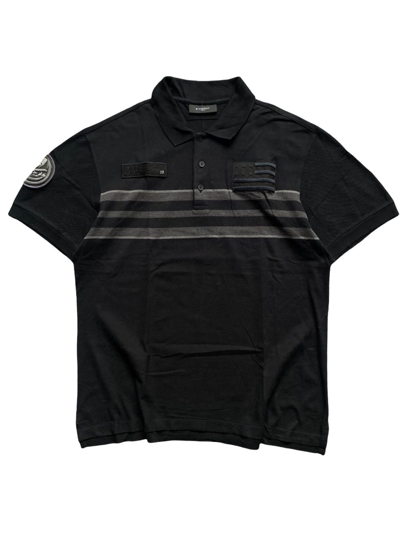Givenchy GIVENCHY Patches Polo Tee Shirt Size US XL / EU 56 / 4 - 1 Thumbnail