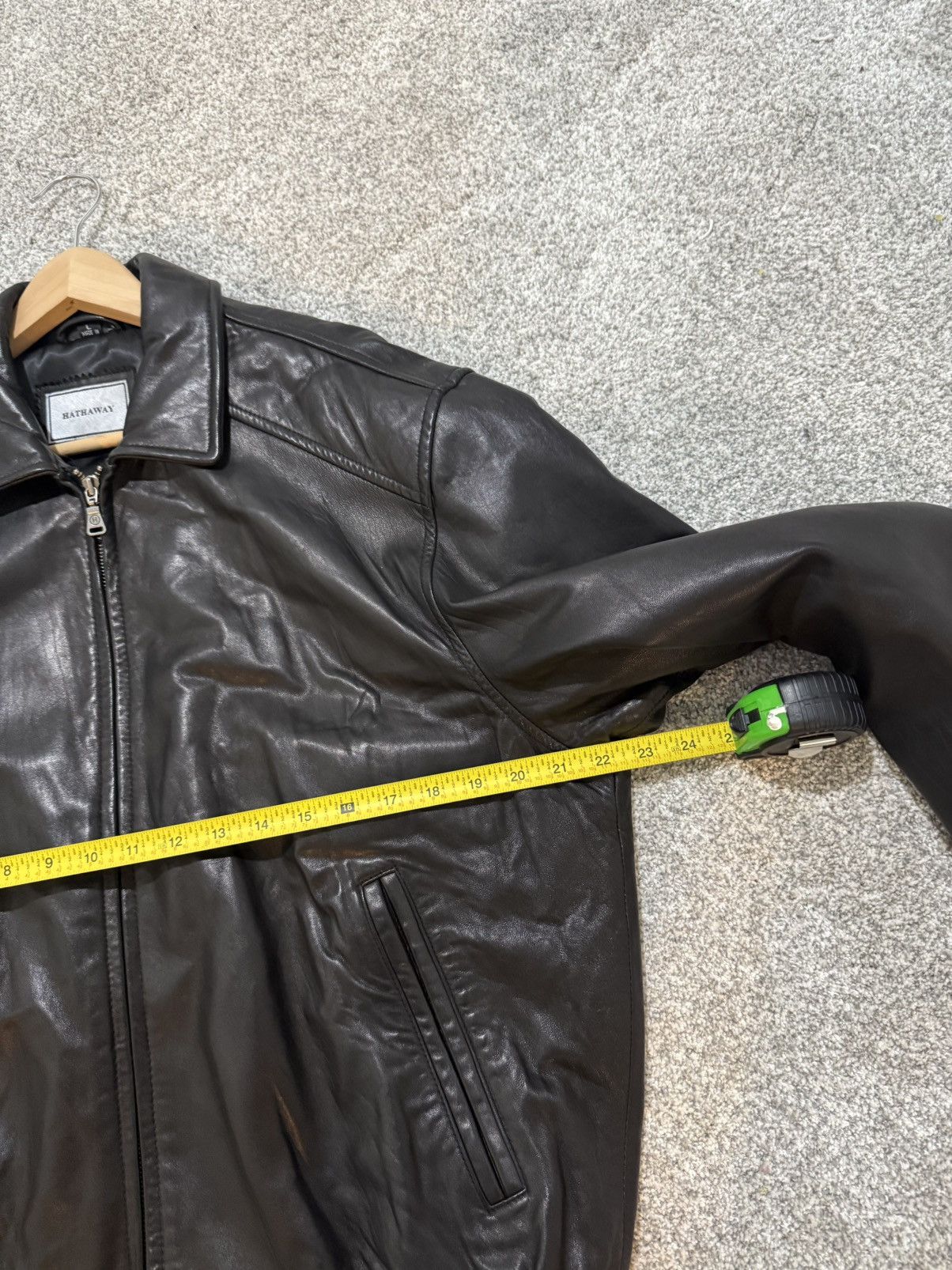 Hathaway Golf Vintage 90s Hathaway Leather Jacket Large Excellent Cond Size US L / EU 52-54 / 3 - 5 Thumbnail
