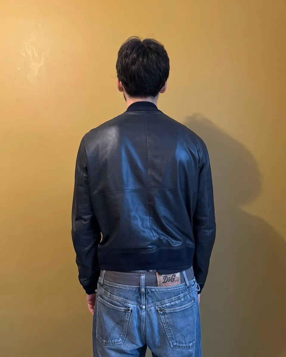 Givenchy SS2013 Givenchy Black Leather Brut Leather Jacket by Riccardo Tisci Size US L / EU 52-54 / 3 - 13 Thumbnail
