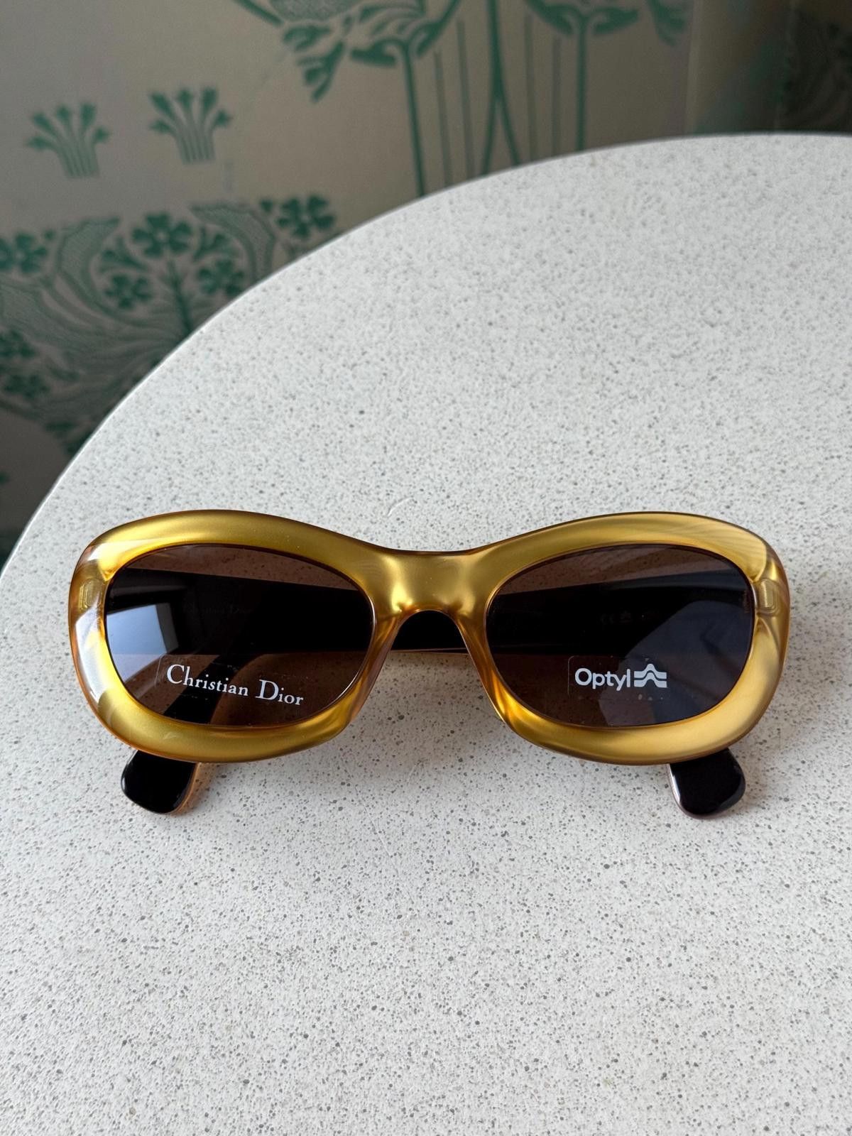 Dior NEW Vintage 1990 Christian Dior 2974 Gold Optyl Sunglasses Size ONE SIZE - 2 Thumbnail