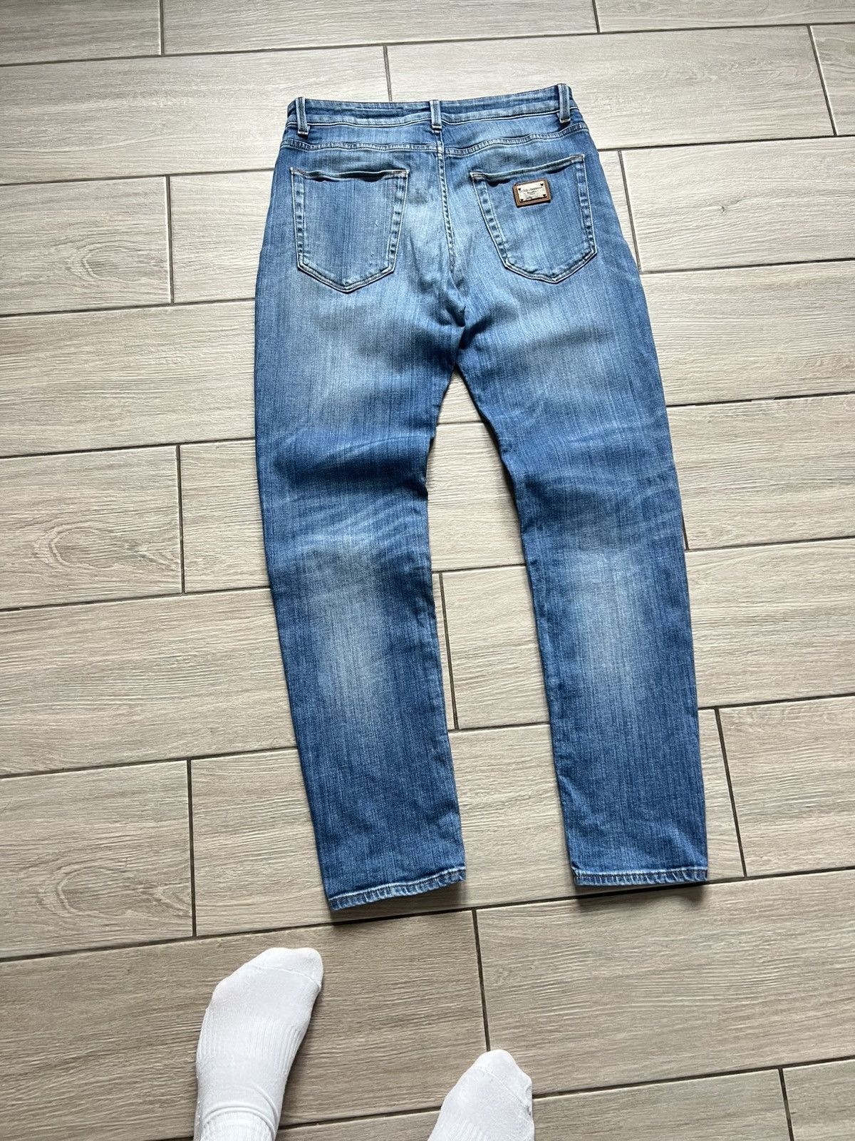Dolce & Gabbana Vintage Dolce & Gabbana Denim Pants Mini Logo S Size Size US 31 - 5 Thumbnail