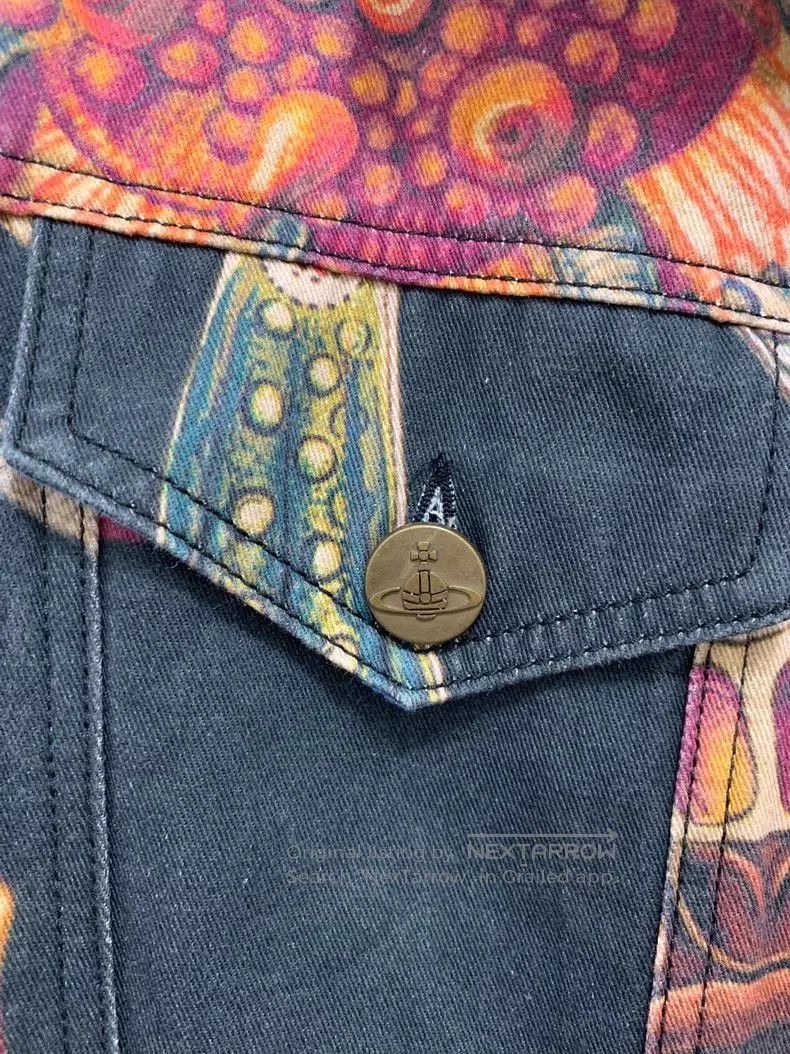 Vivienne Westwood Vivienne Westwood Ocean Print Denim Jacket . Size US L / EU 52-54 / 3 - 4 Thumbnail