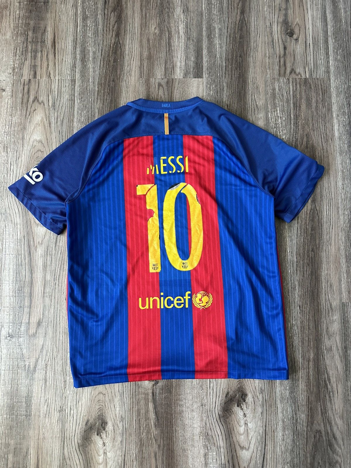 Nike Nike Barcelona Lionel Messi Home Jersey Size US L / EU 52-54 / 3 - 2 Thumbnail