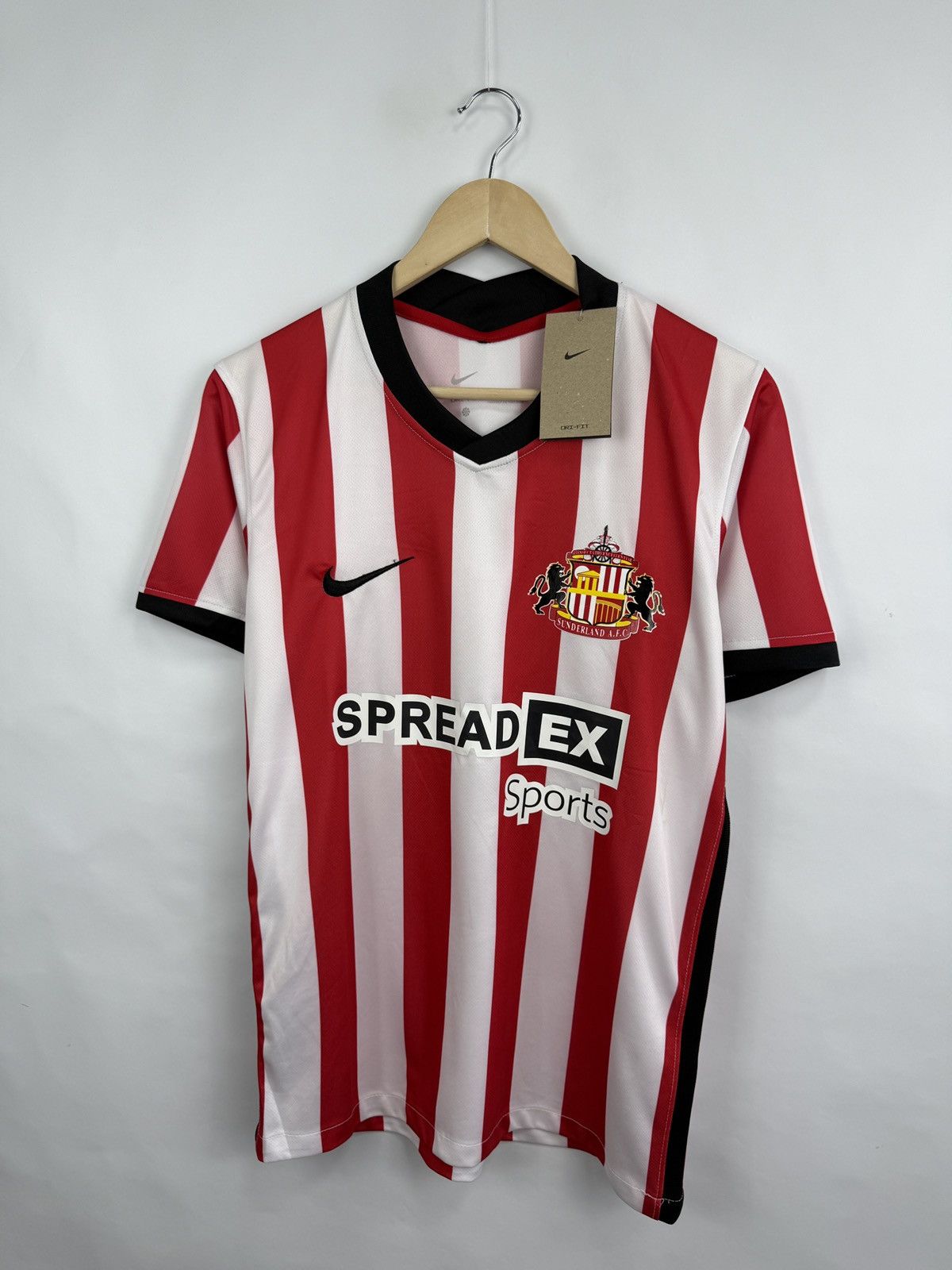 Nike 🏴󠁧󠁢󠁥󠁮󠁧󠁿 Y2K Nike Sunderland Soccer Jersey T-Shirt Blokecore Rare Size US S / EU 44-46 / 1 - 3 Thumbnail
