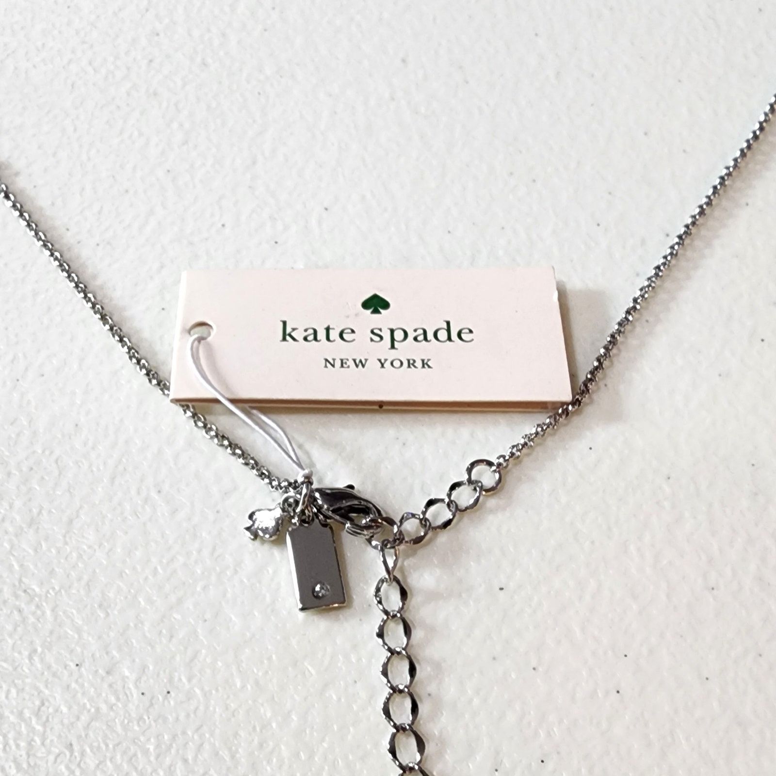 Kate Spade Kate Spade Spot The Spade Pave CZ Charm Pendant Necklace Size ONE SIZE - 5 Thumbnail