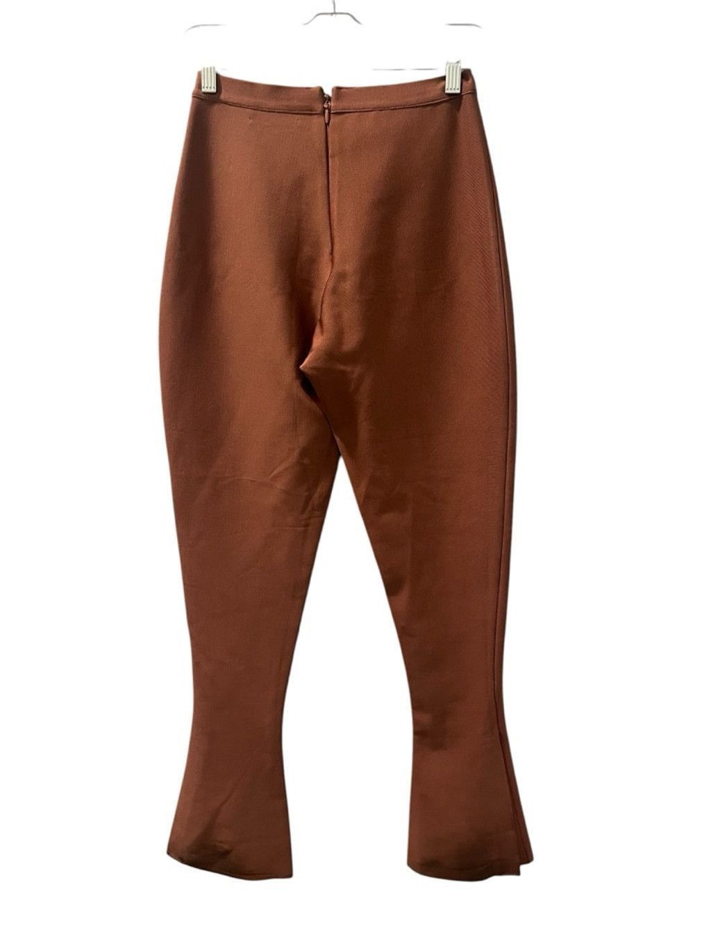 House of CB House of CB Tan High Rise Pintuck Flare Dress Pants Medium Size 26" / US 2 / IT 38 - 2 Thumbnail
