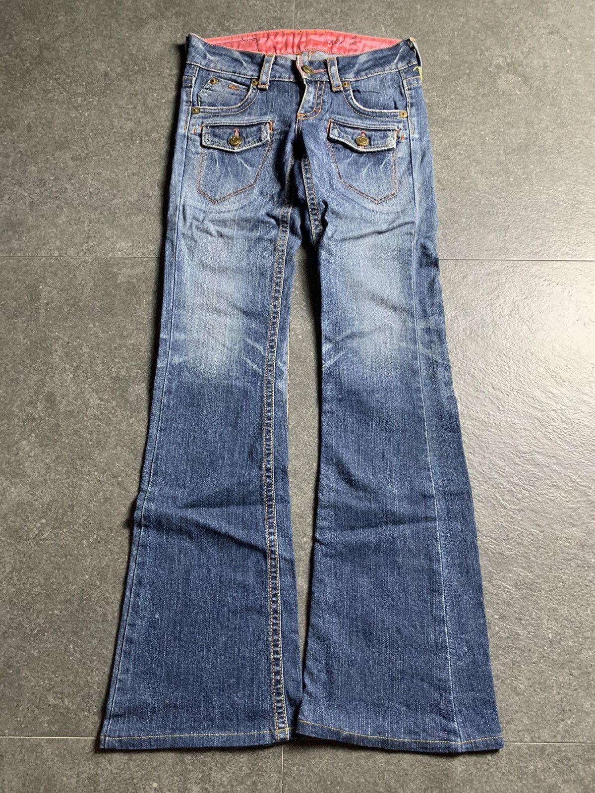 If Six Was Nine × Japanese Brand × Le Grande Bleu (L.G.B.) 2000s Vienus Bliss by Something Edwin Bootcut Jeans Size US 28 / EU 44 - 2 Thumbnail