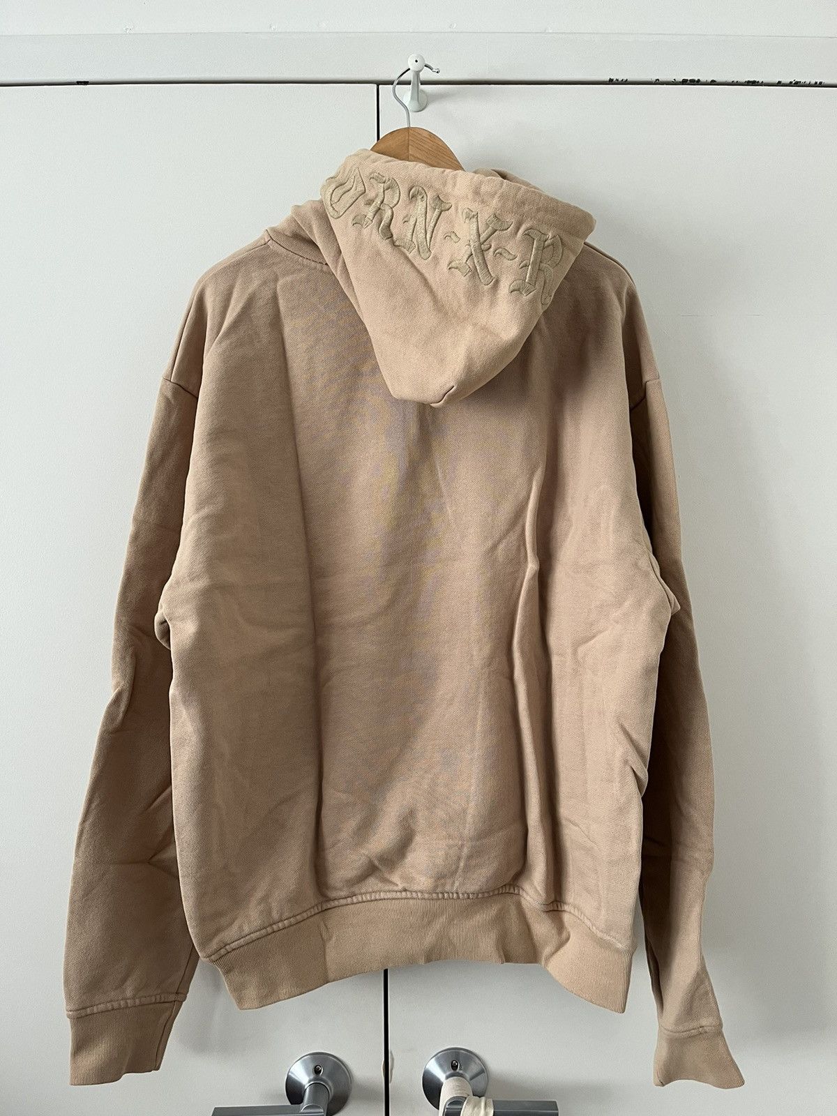 Born X Raised BXR Tonal embroidery logo hoodie and sweat pants set beige Size US L / EU 52-54 / 3 - 1 Thumbnail