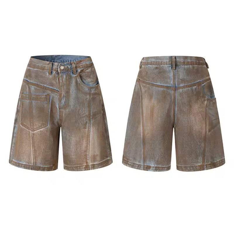 Jean Washed Y2K Vintage Style Loose Baggy Jorts Shorts Size US 34 / EU 50 - 6 Thumbnail