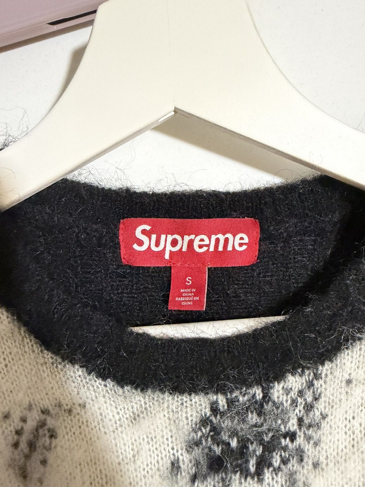 Supreme Supreme x Aphex twin mohair sweater Size US S / EU 44-46 / 1 - 3 Thumbnail