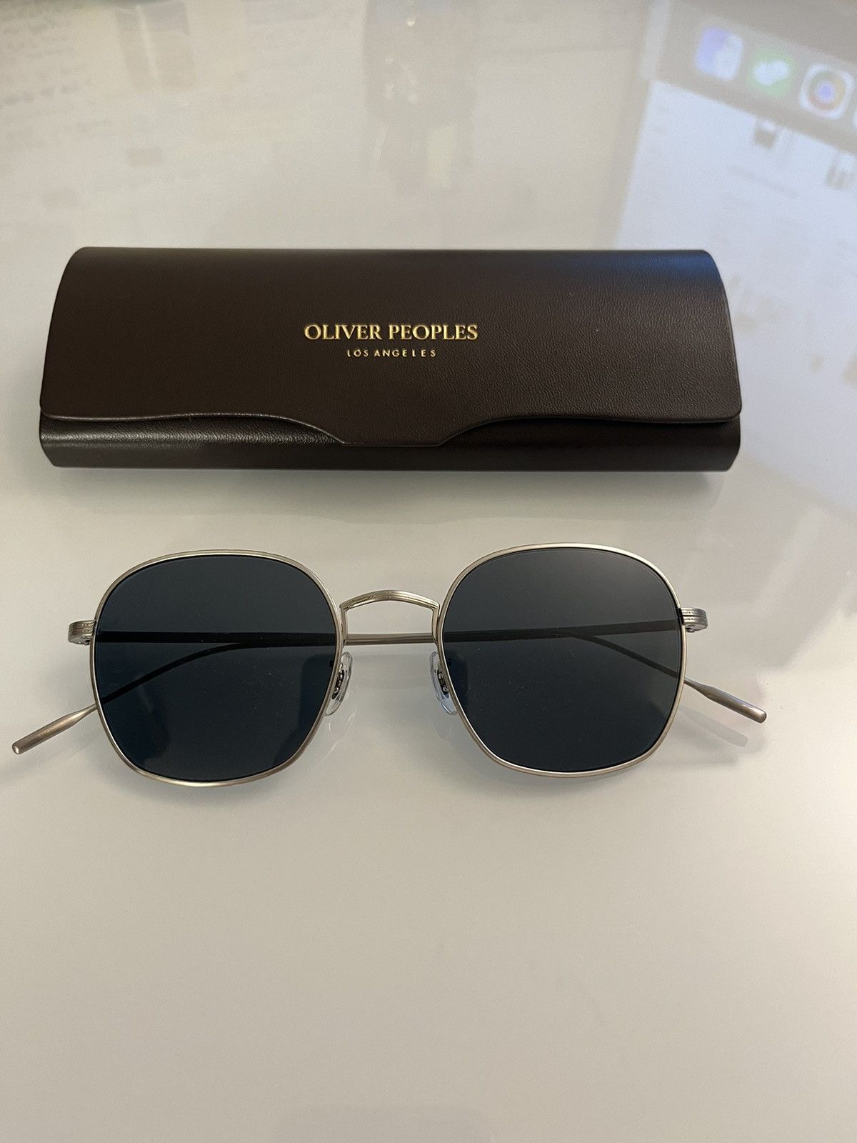 Oliver Peoples OLIVER PEOPLES ADES Titanium SUN 50mm Size ONE SIZE - 10 Thumbnail