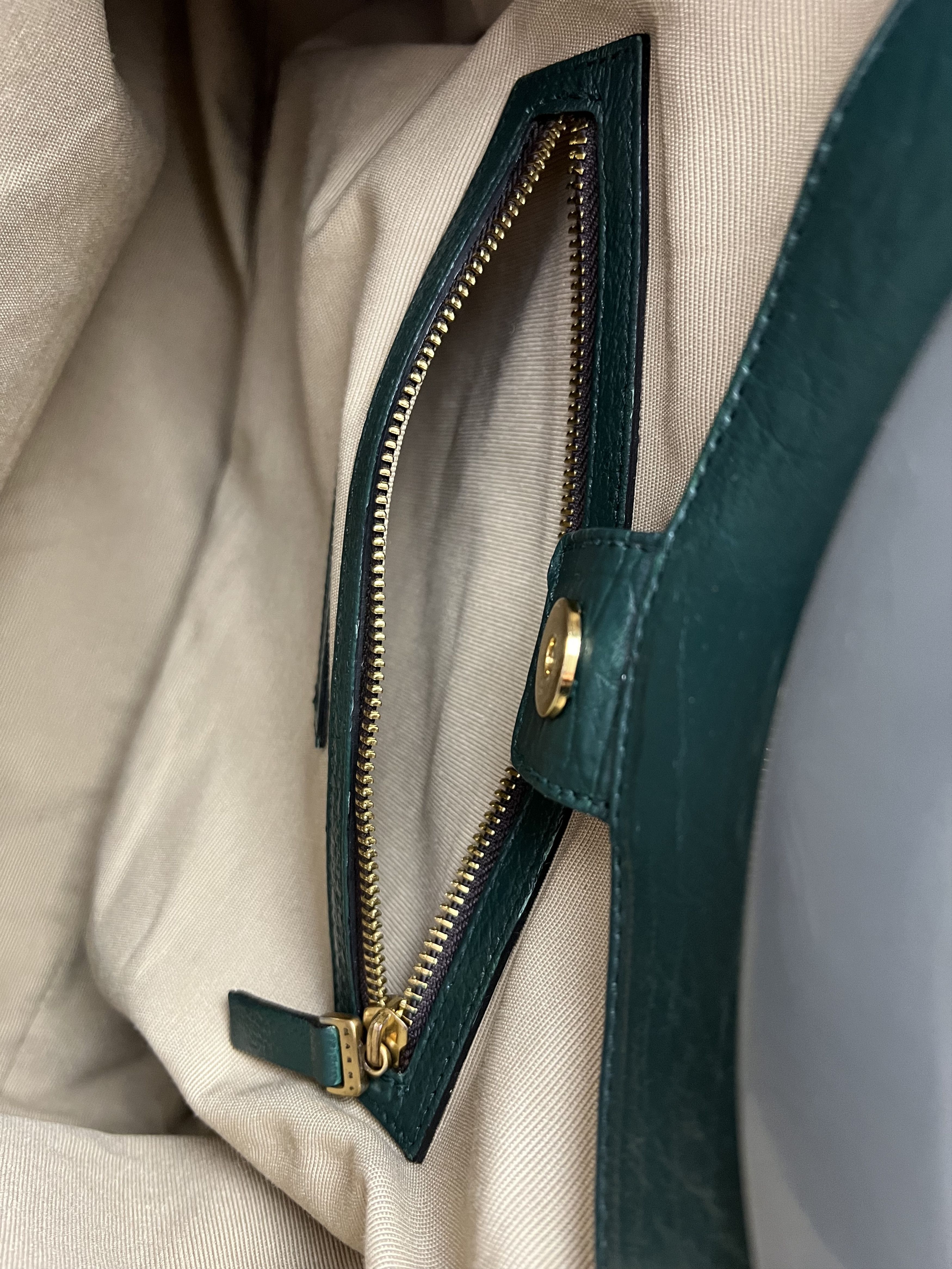 Leather Marni Green Leather Handbag Size ONE SIZE - 14 Thumbnail
