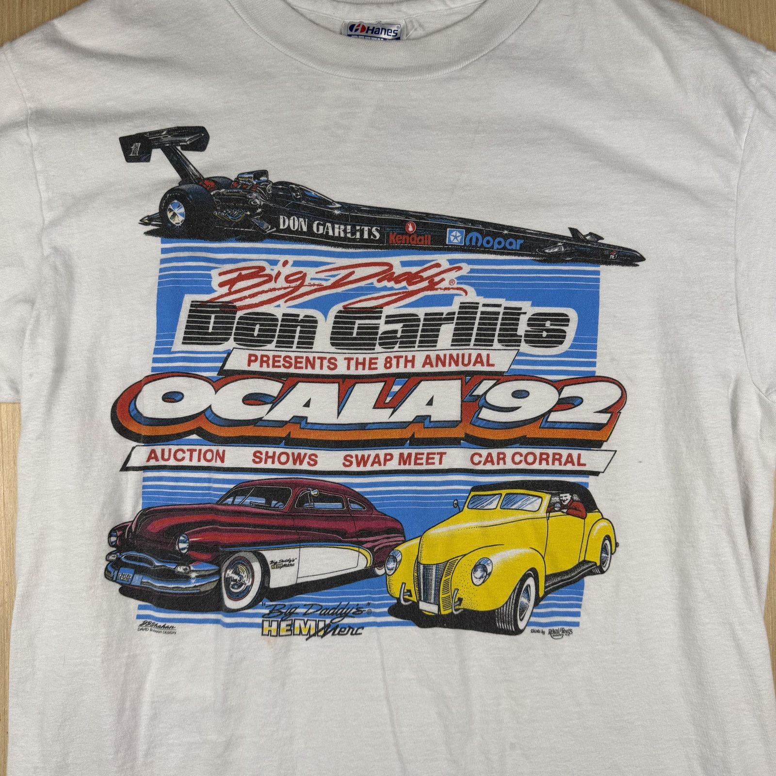 Vintage Vintage single-stitch Ocala '92 Drag Racing Tee M Size US M / EU 48-50 / 2 - 4 Thumbnail