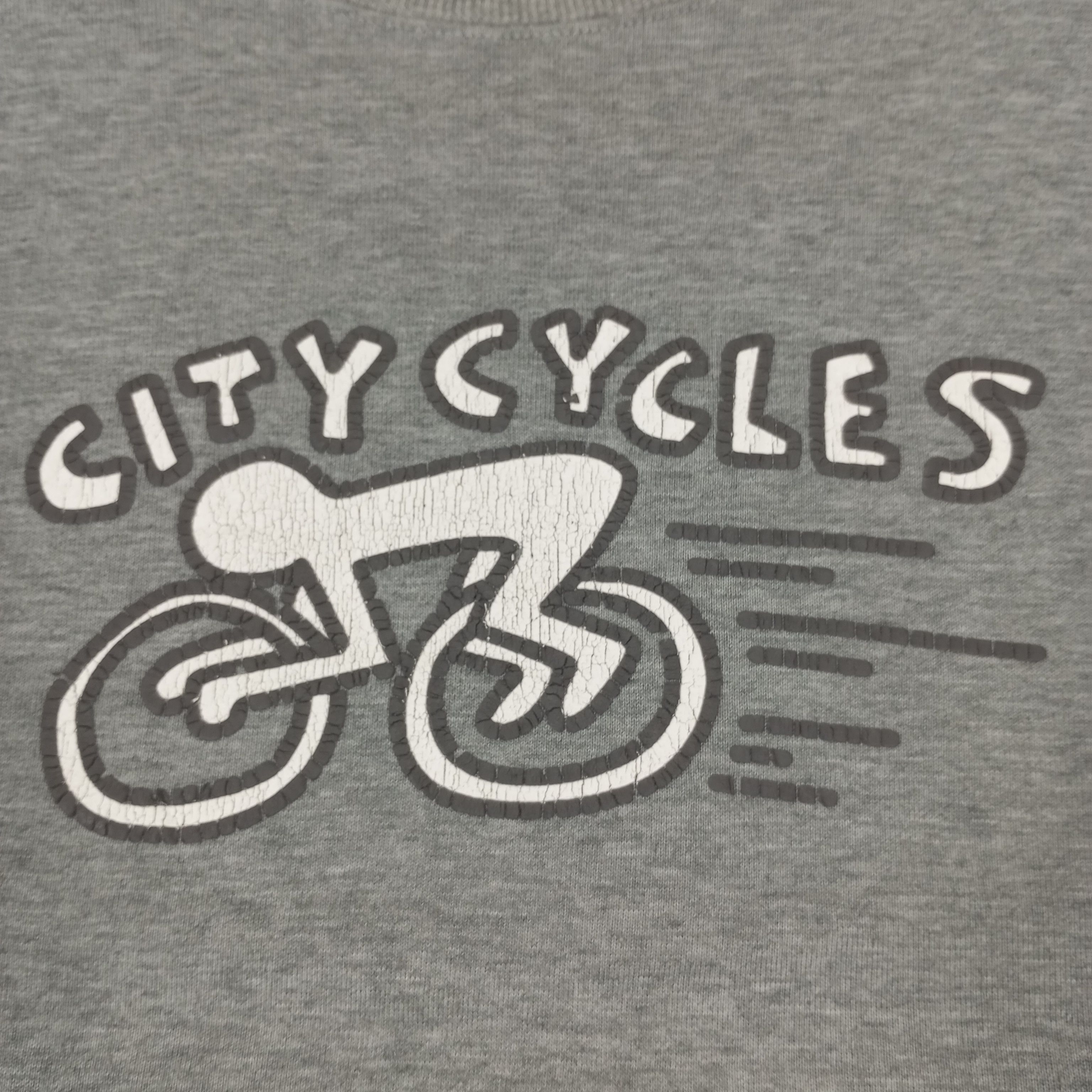 Keith Haring × Vintage Keith Haring City Cycles Design Sweatshirt Size US M / EU 48-50 / 2 - 2 Thumbnail