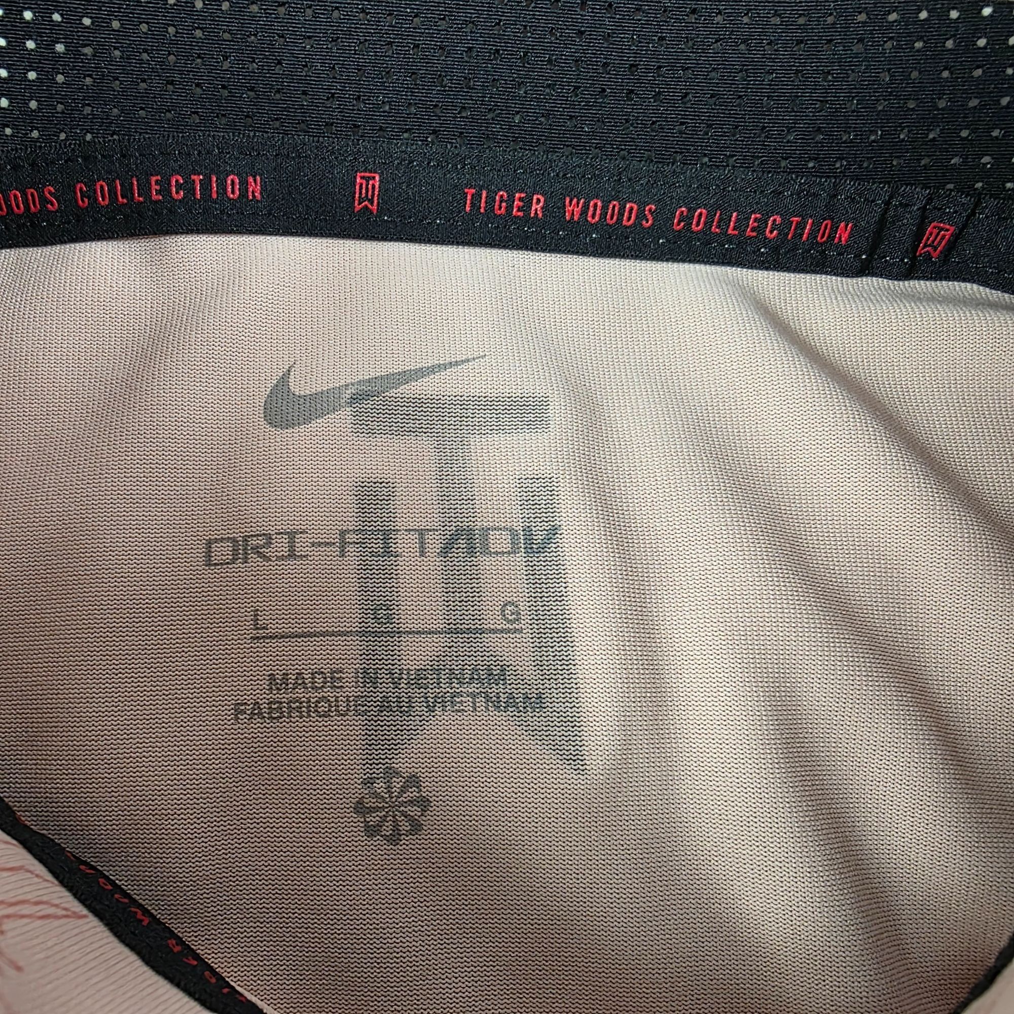 Nike × Tiger Woods Nike Tiger Woods Mens Size Large Pink Polo Shirt Hawaii Clip Size US L / EU 52-54 / 3 - 5 Thumbnail