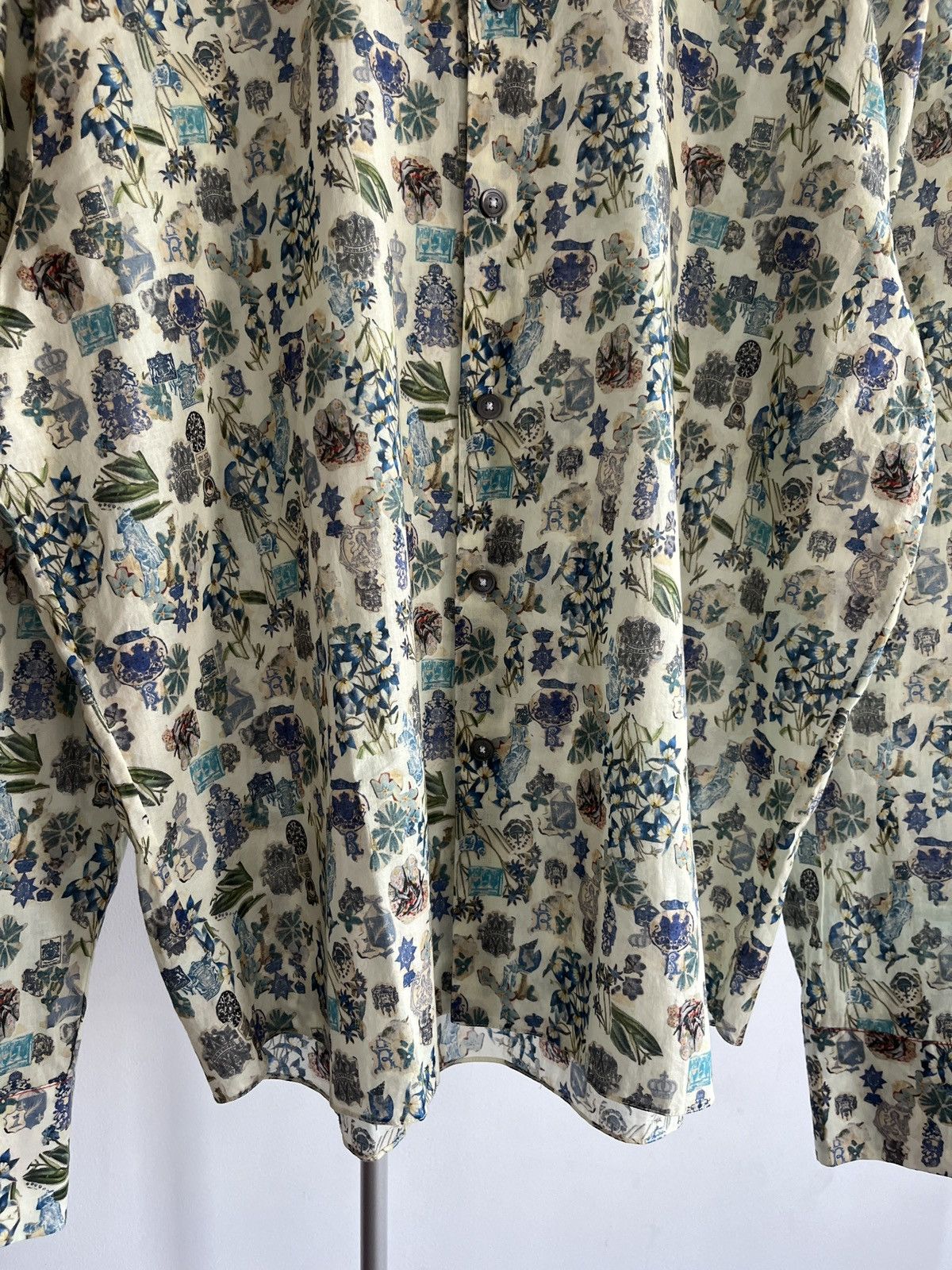 Marni Marni Floral Button Up Shirts Size US L / EU 52-54 / 3 - 12 Thumbnail