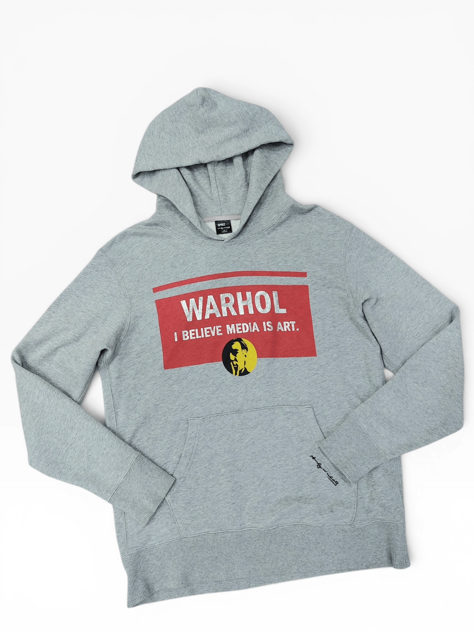 Andy Warhol Sprzny x Andy Warhol "I Believe Media is Art" Hoodies Size US M / EU 48-50 / 2 - 1 Thumbnail