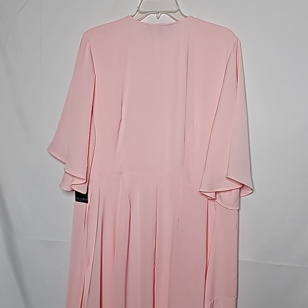 The Unbranded Brand NWT ELOQUII pastel pink kimono wrap around robe sz 16 Size ONE SIZE - 7 Thumbnail
